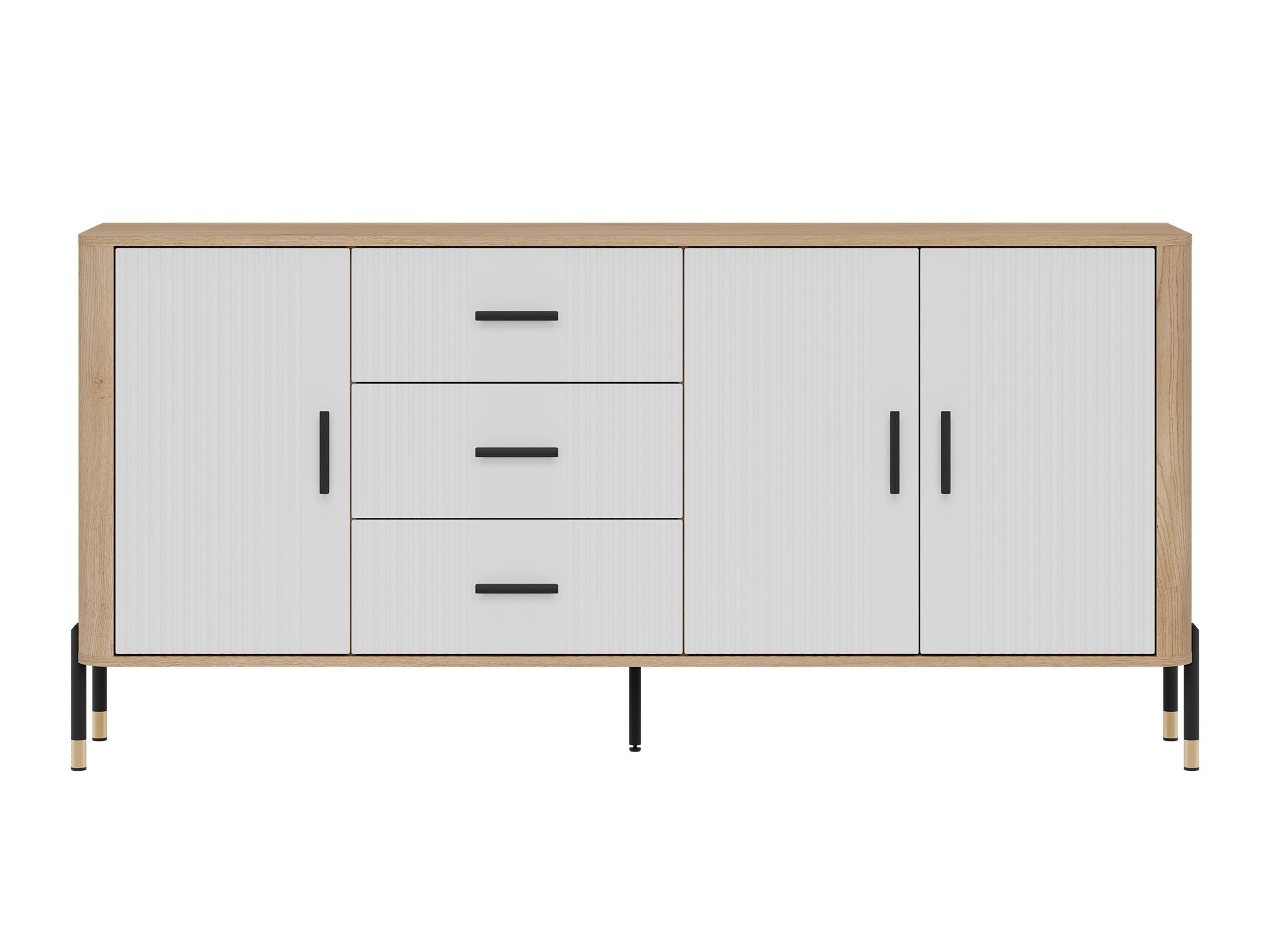 Chest of drawers Flosora 115 (White)