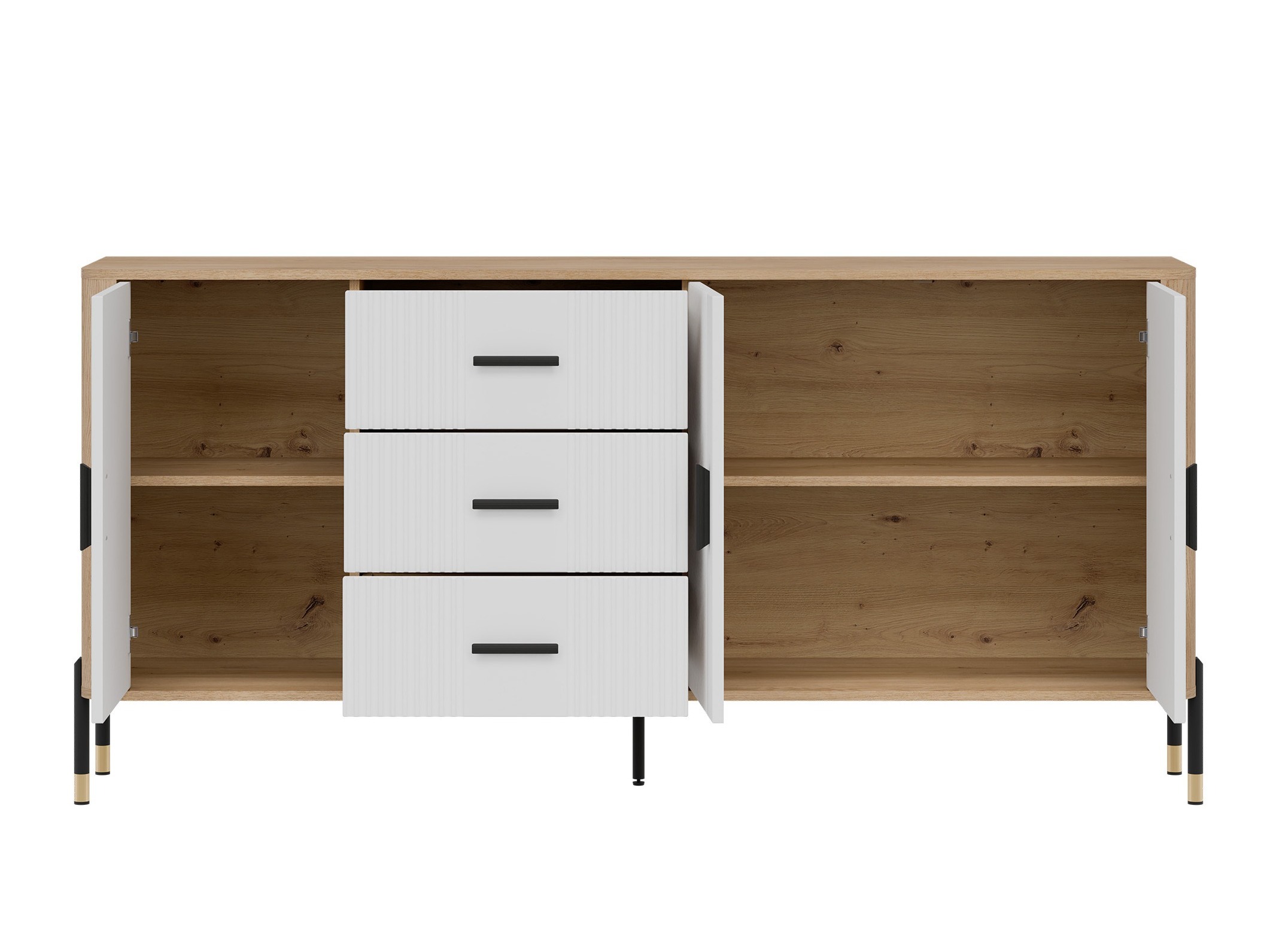 Chest of drawers Flosora 115 (White)