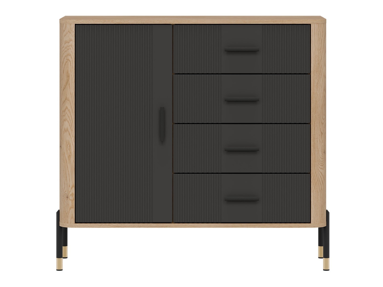 Chest of drawers Flosora 117 (Anthracite)