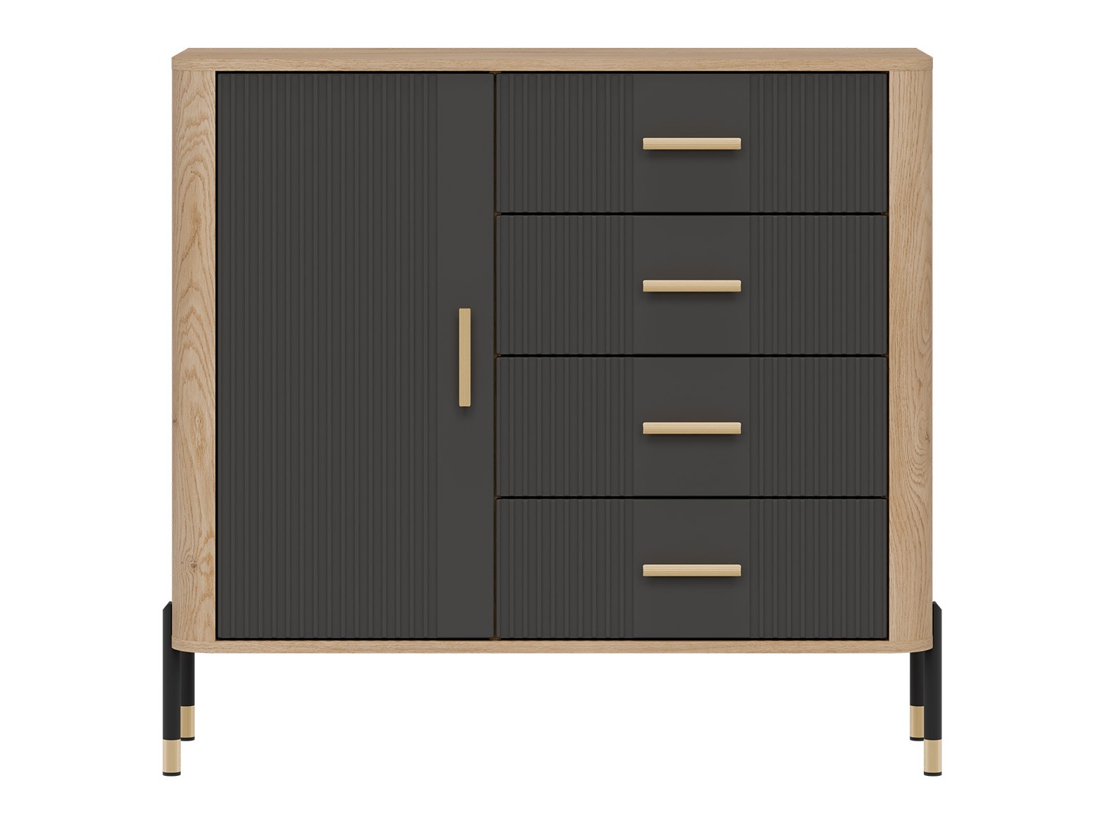 Chest of drawers Flosora 117 (Anthracite)