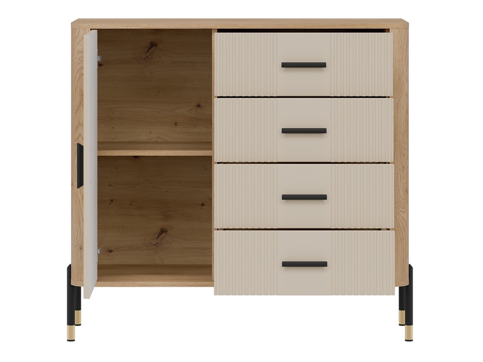 Chest of drawers Flosora 117 (Cashmere)