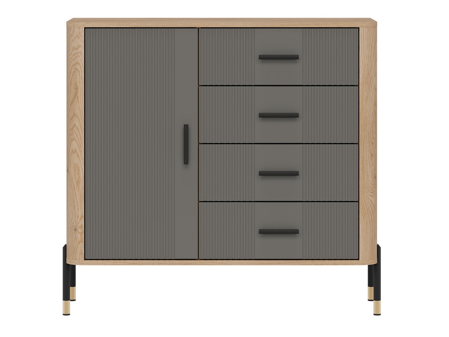 Chest of drawers Flosora 117 (Grey)