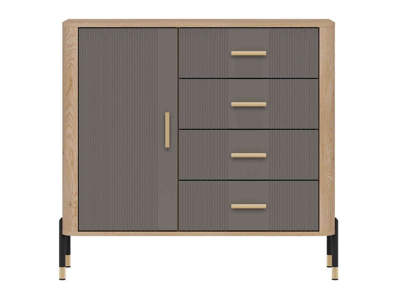 Chest of drawers Flosora 117 (Grey)
