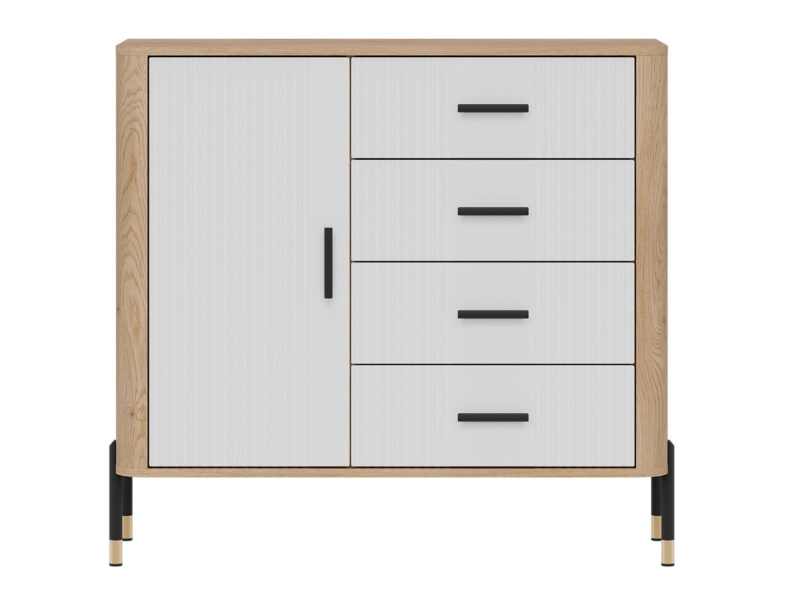 Chest of drawers Flosora 117 (White)