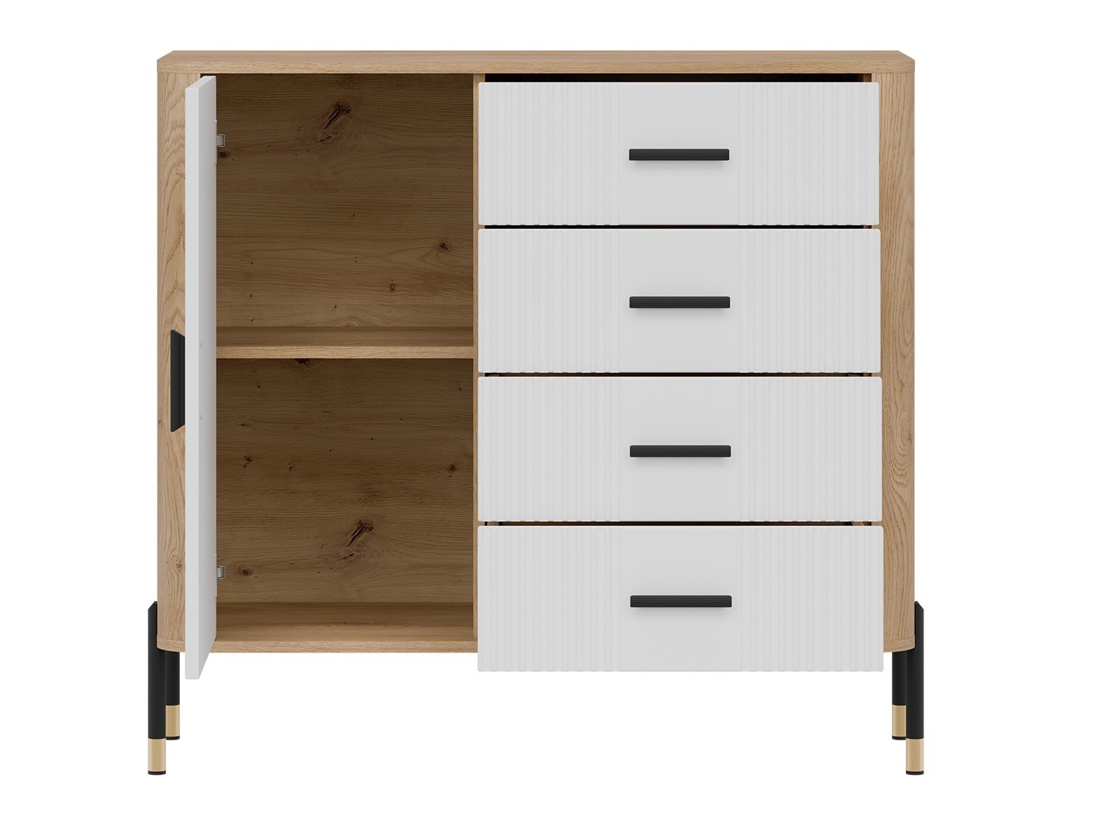 Chest of drawers Flosora 117 (White)