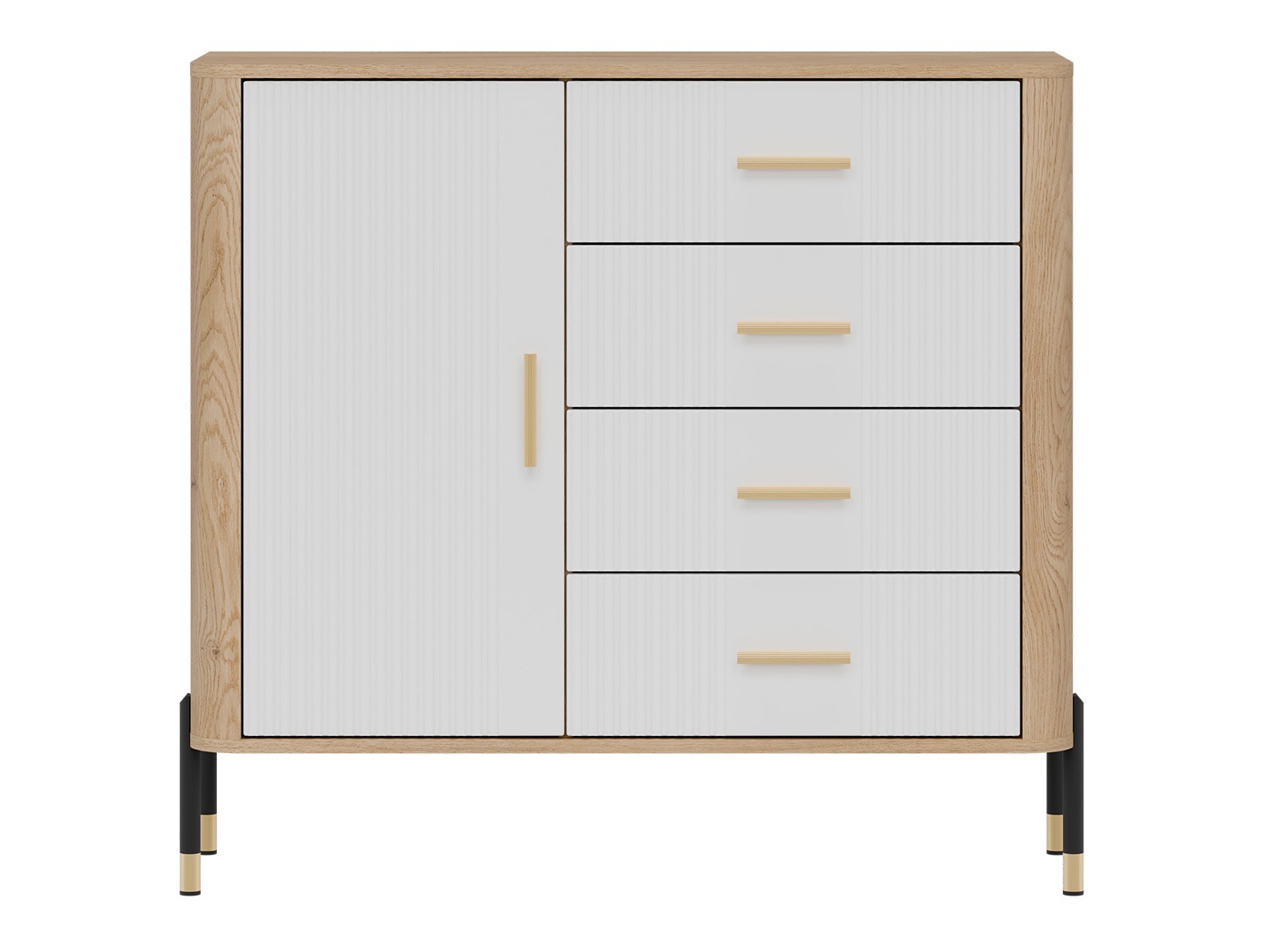 Chest of drawers Flosora 117 (White)