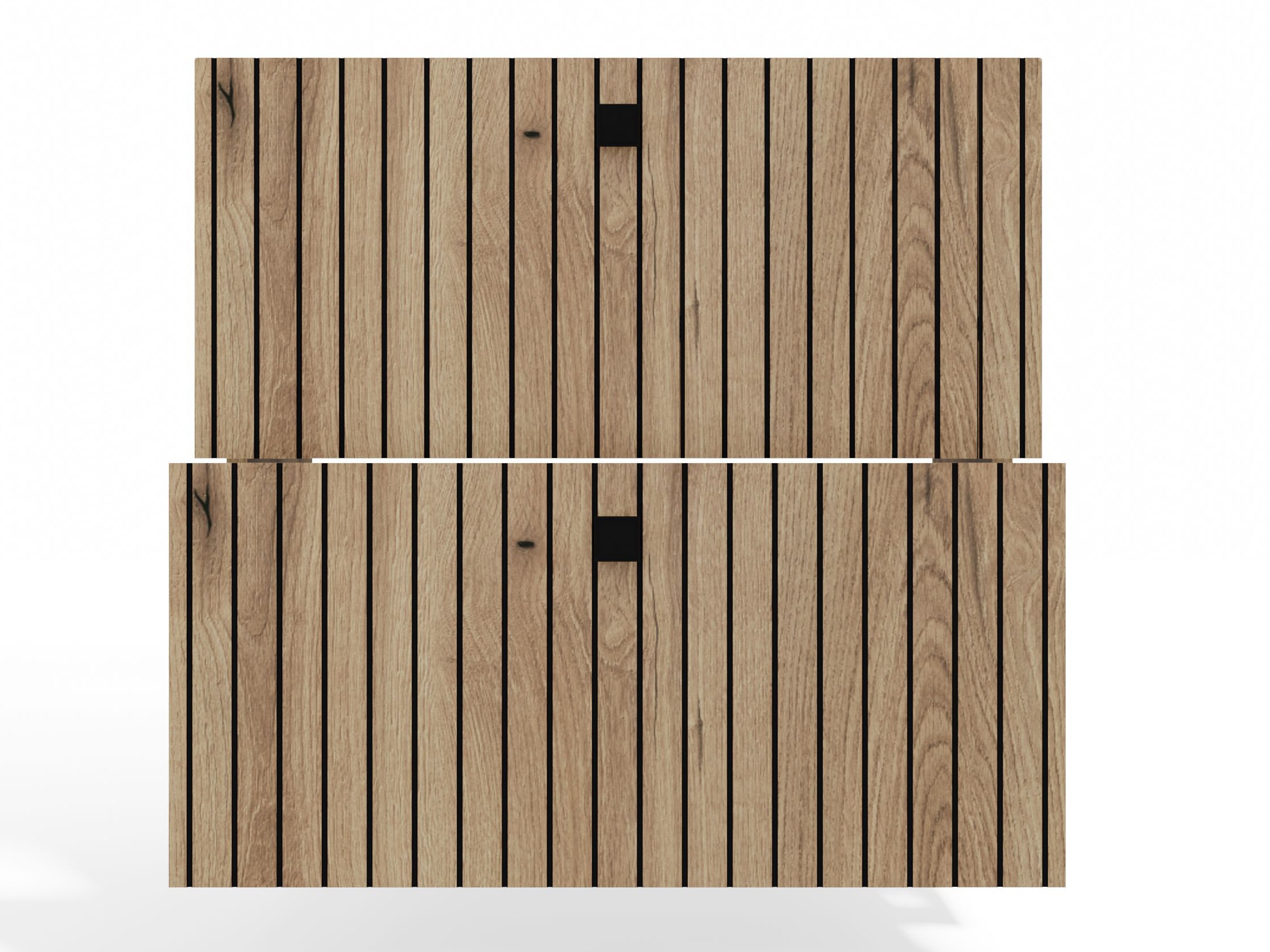 Wall-mounted bathroom cabinet for washbasin Mandeville 314 (Oak)