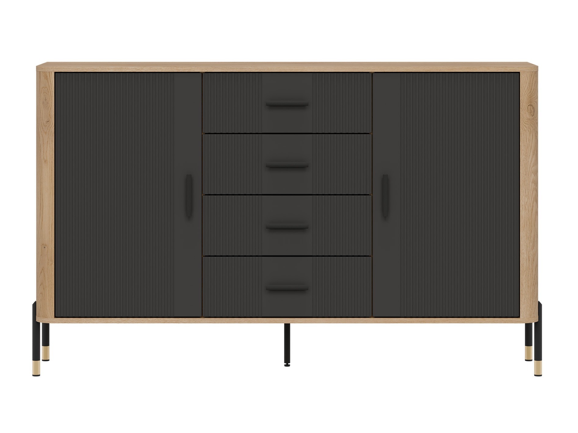 Chest of drawers Flosora 119 (Anthracite)