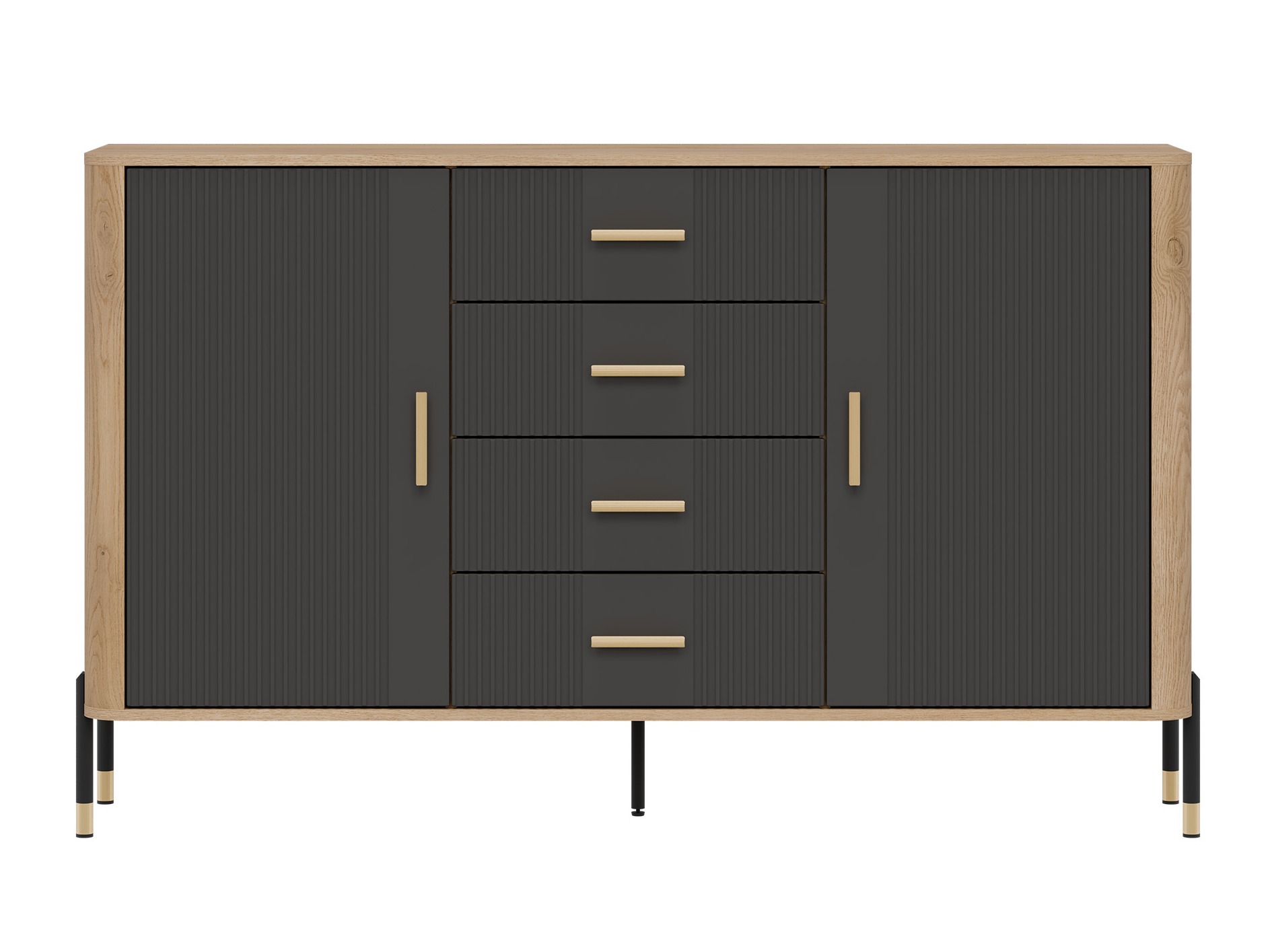 Chest of drawers Flosora 119 (Anthracite)
