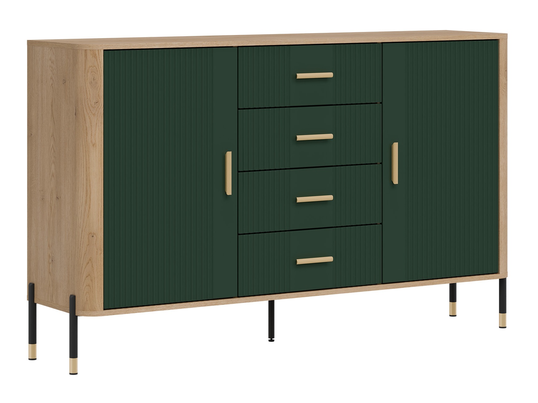 Chest of drawers Flosora 119 (Green)