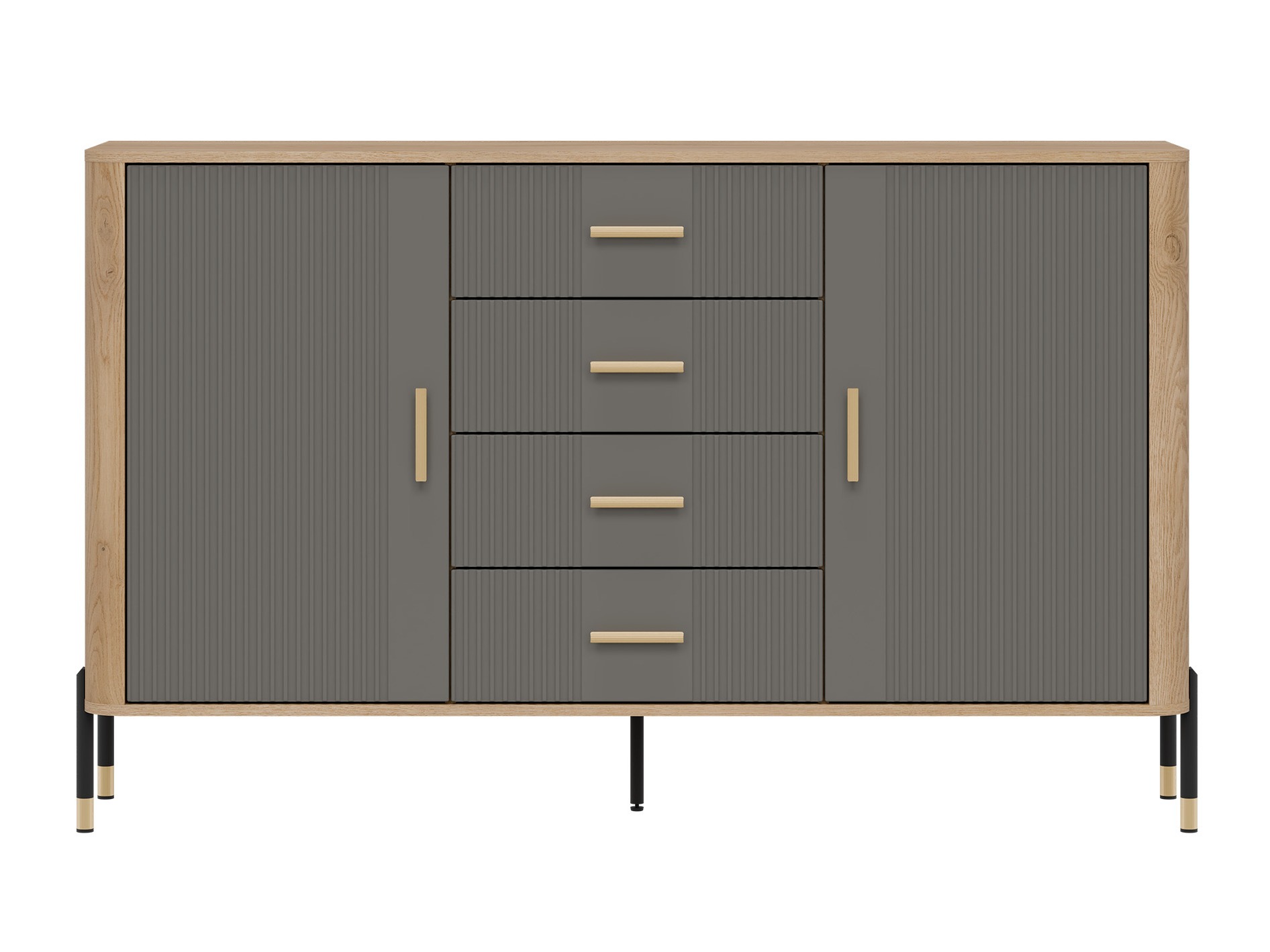 Chest of drawers Flosora 119 (Grey)
