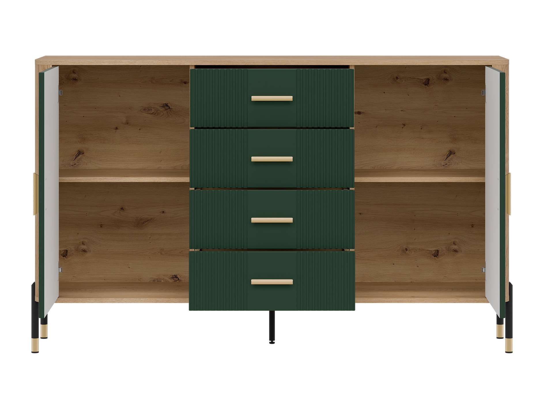 Chest of drawers Flosora 119 (Green)