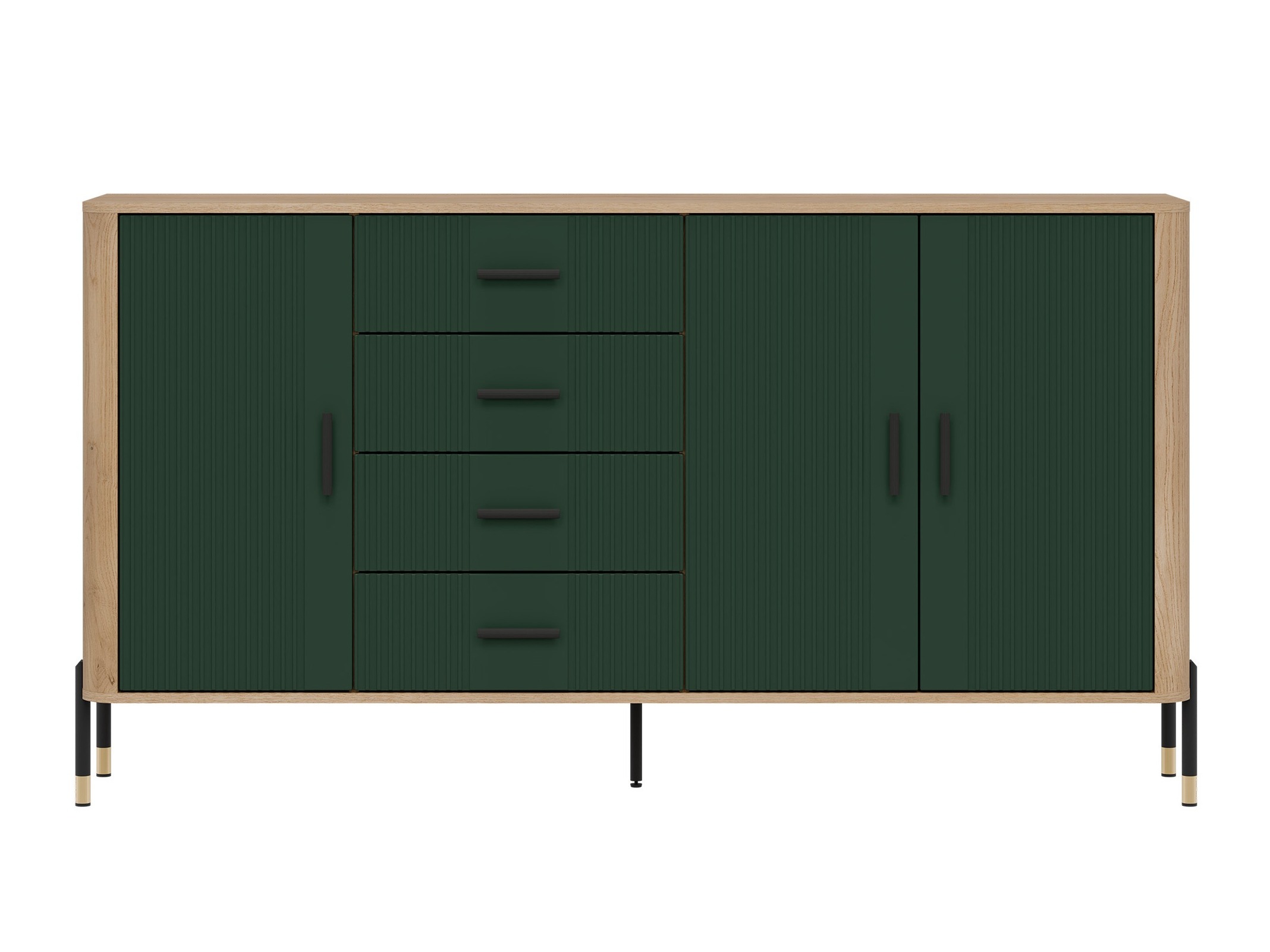 Chest of drawers Flosora 121 (Green)