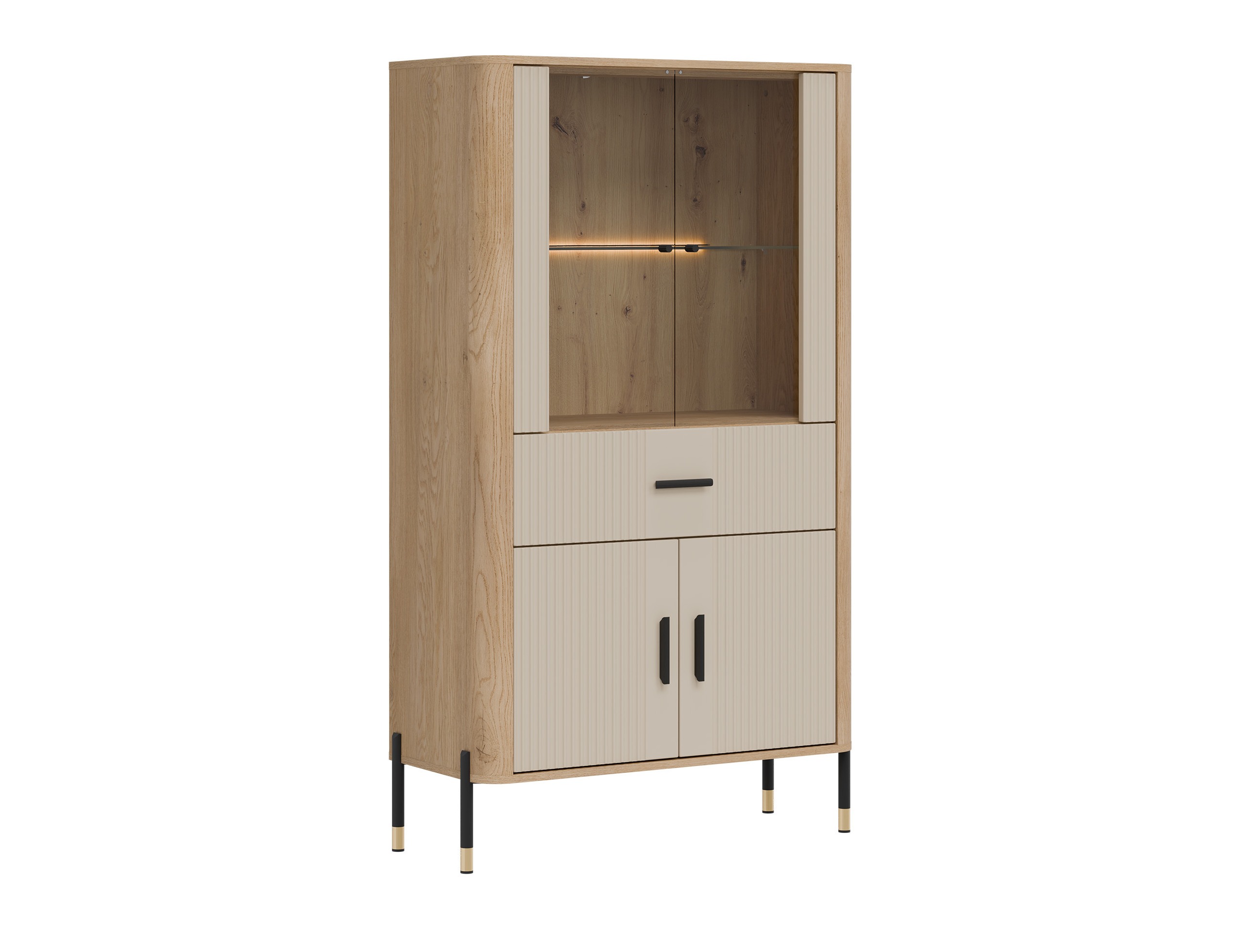 Bookcase Flosora 125 (Cashmere)