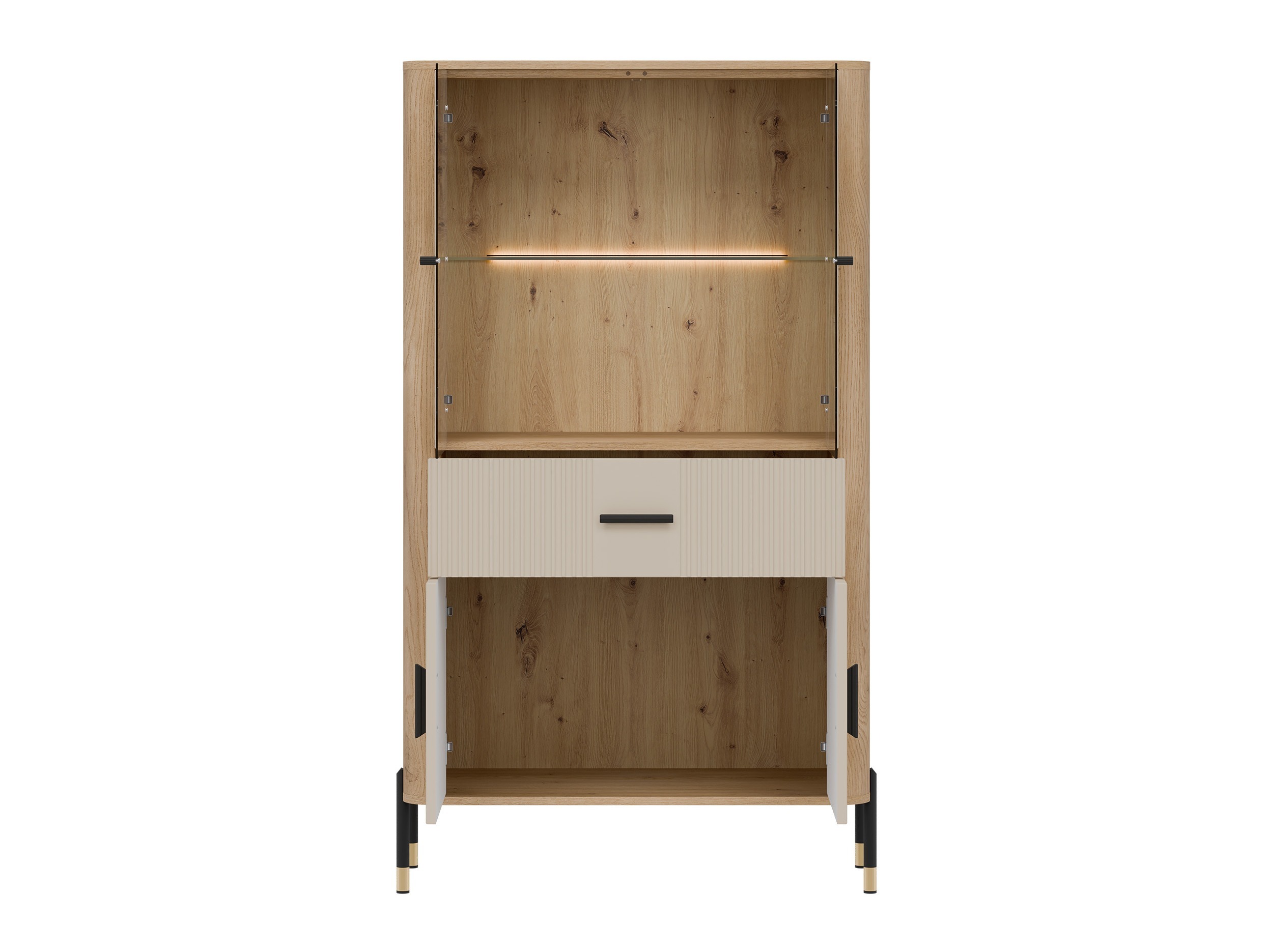 Bookcase Flosora 125 (Cashmere)