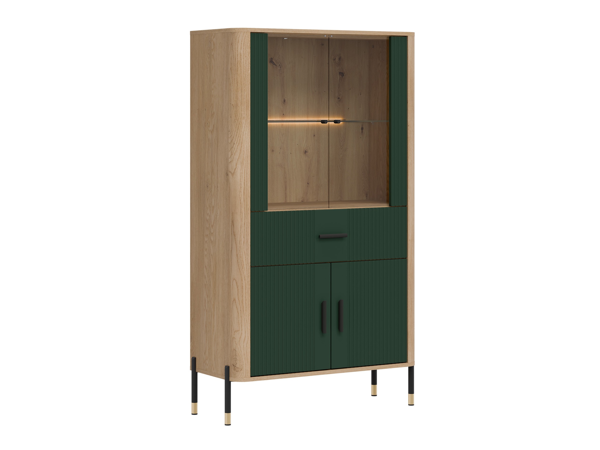 Bookcase Flosora 125 (Green)