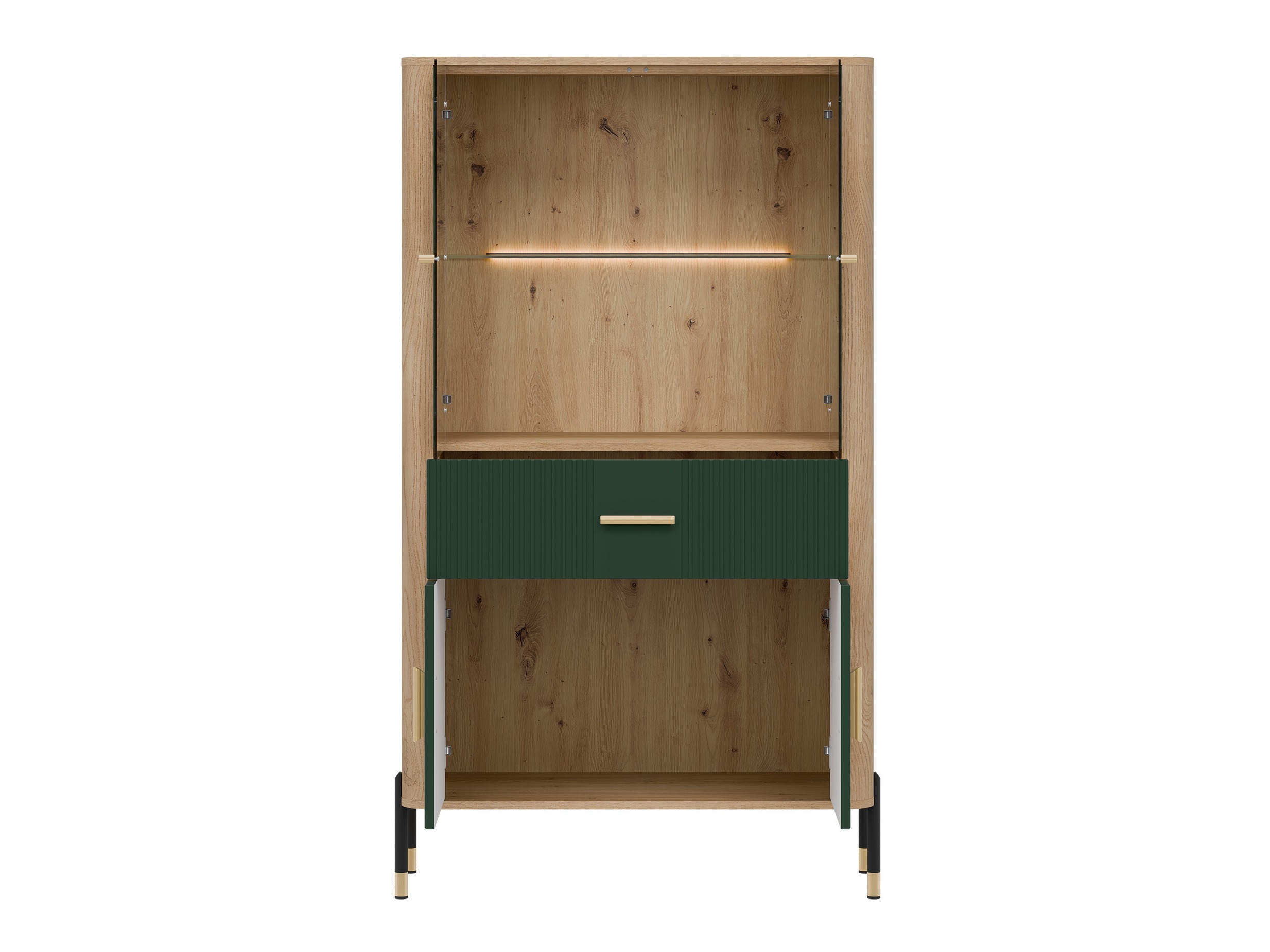 Bookcase Flosora 125 (Green)