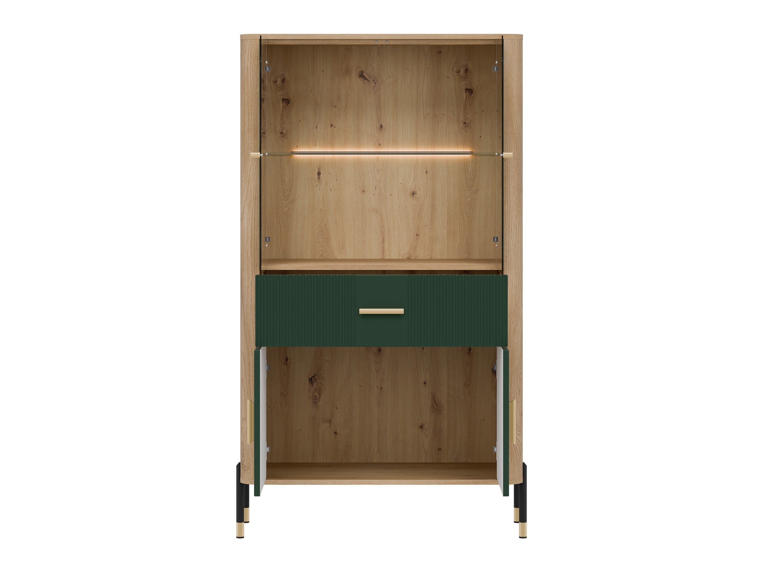 Bookcase Flosora 125 (Green)