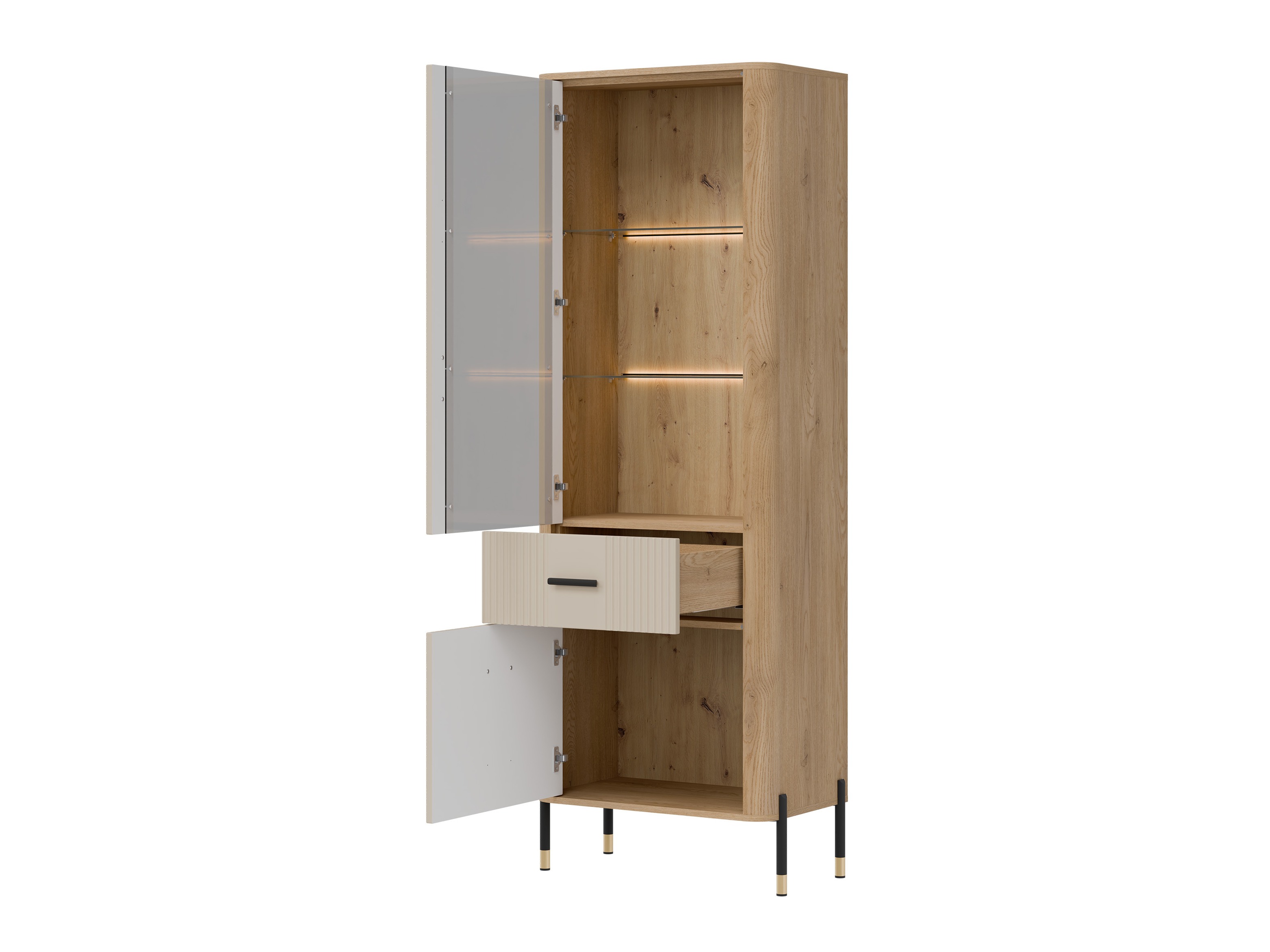 Bookcase Flosora 127 (Cashmere)