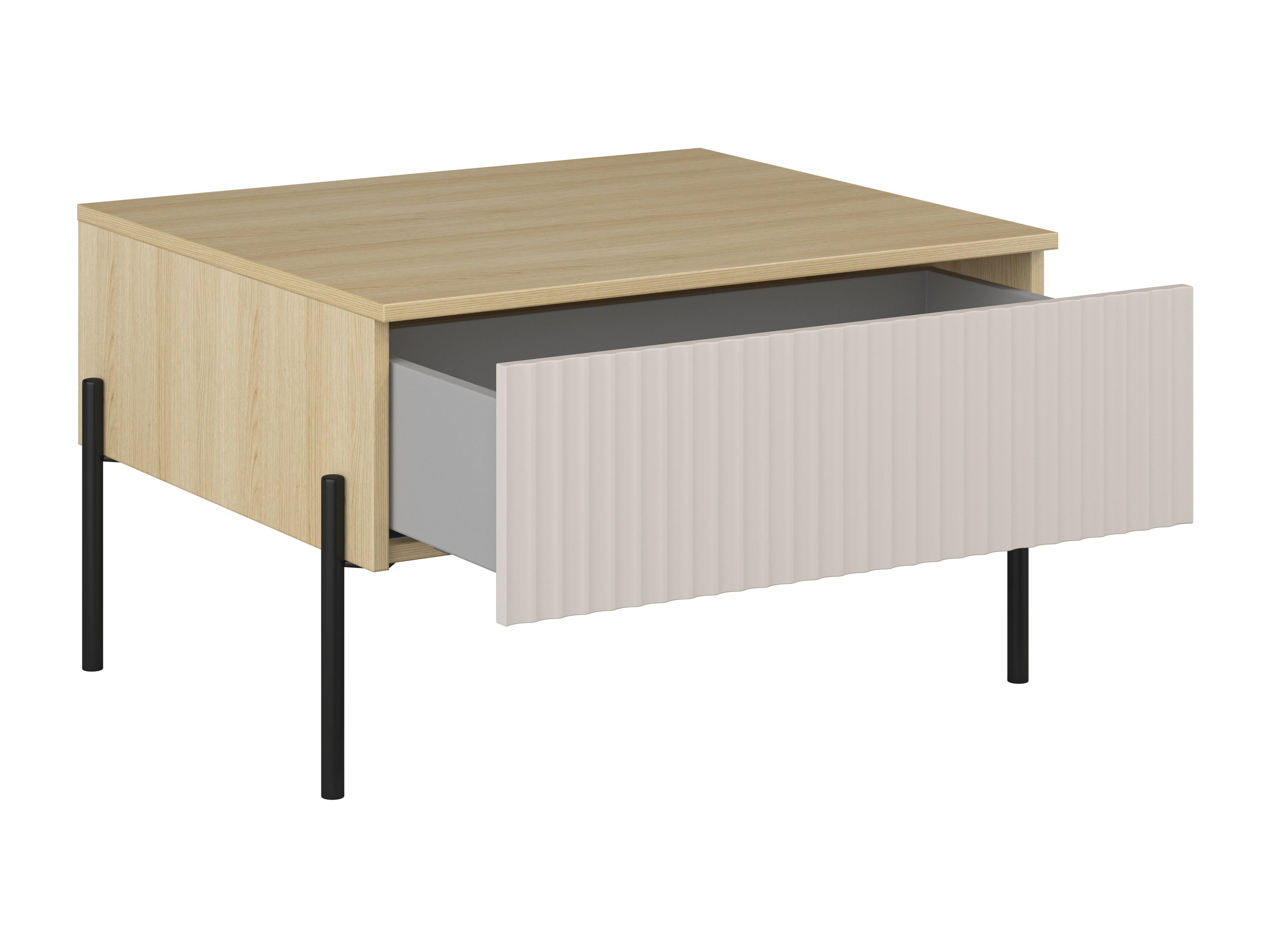 Coffee table Levtenu 117 (Oak + Cashmere)