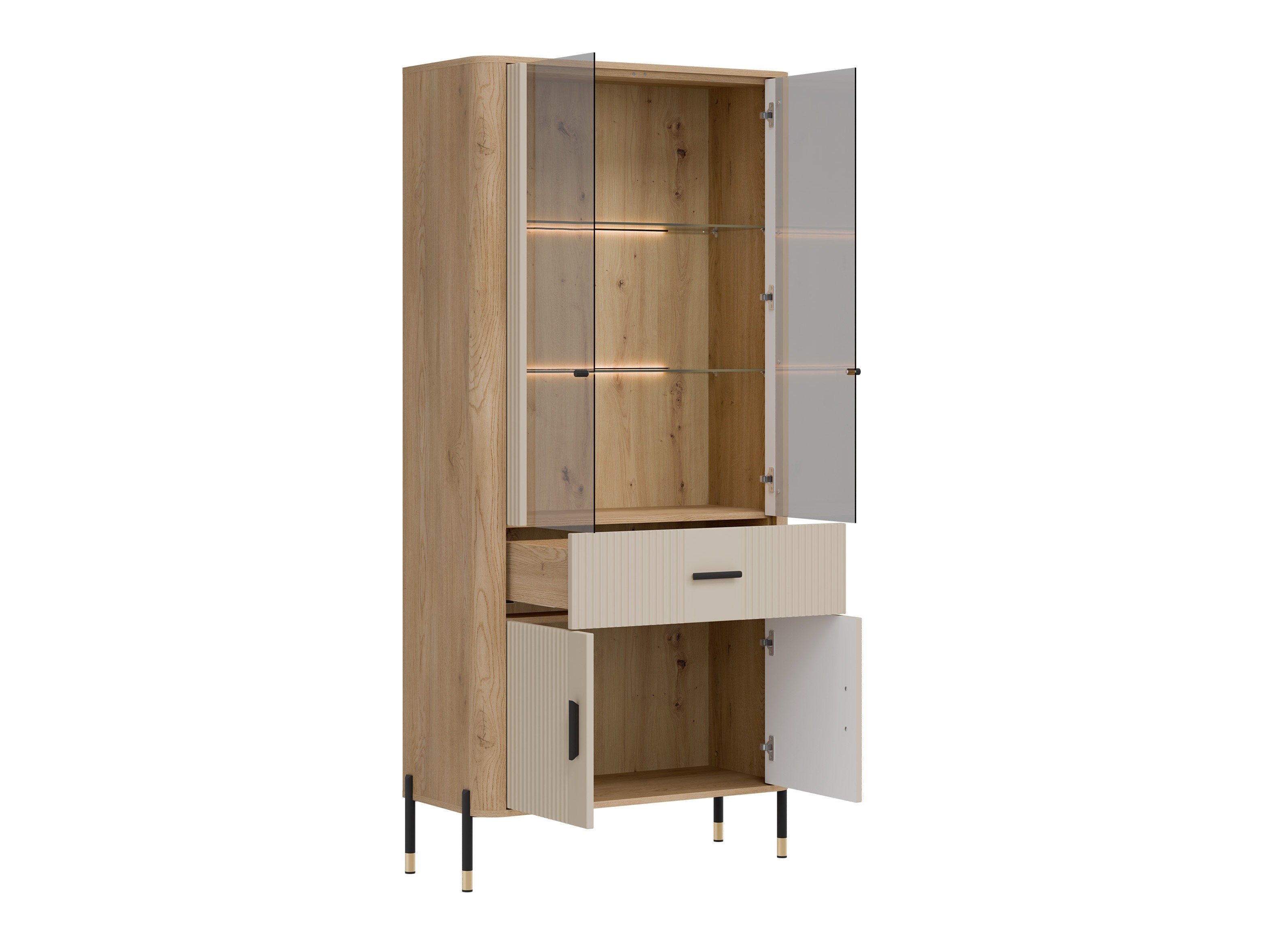 Bookcase Flosora 129 (Cashmere)