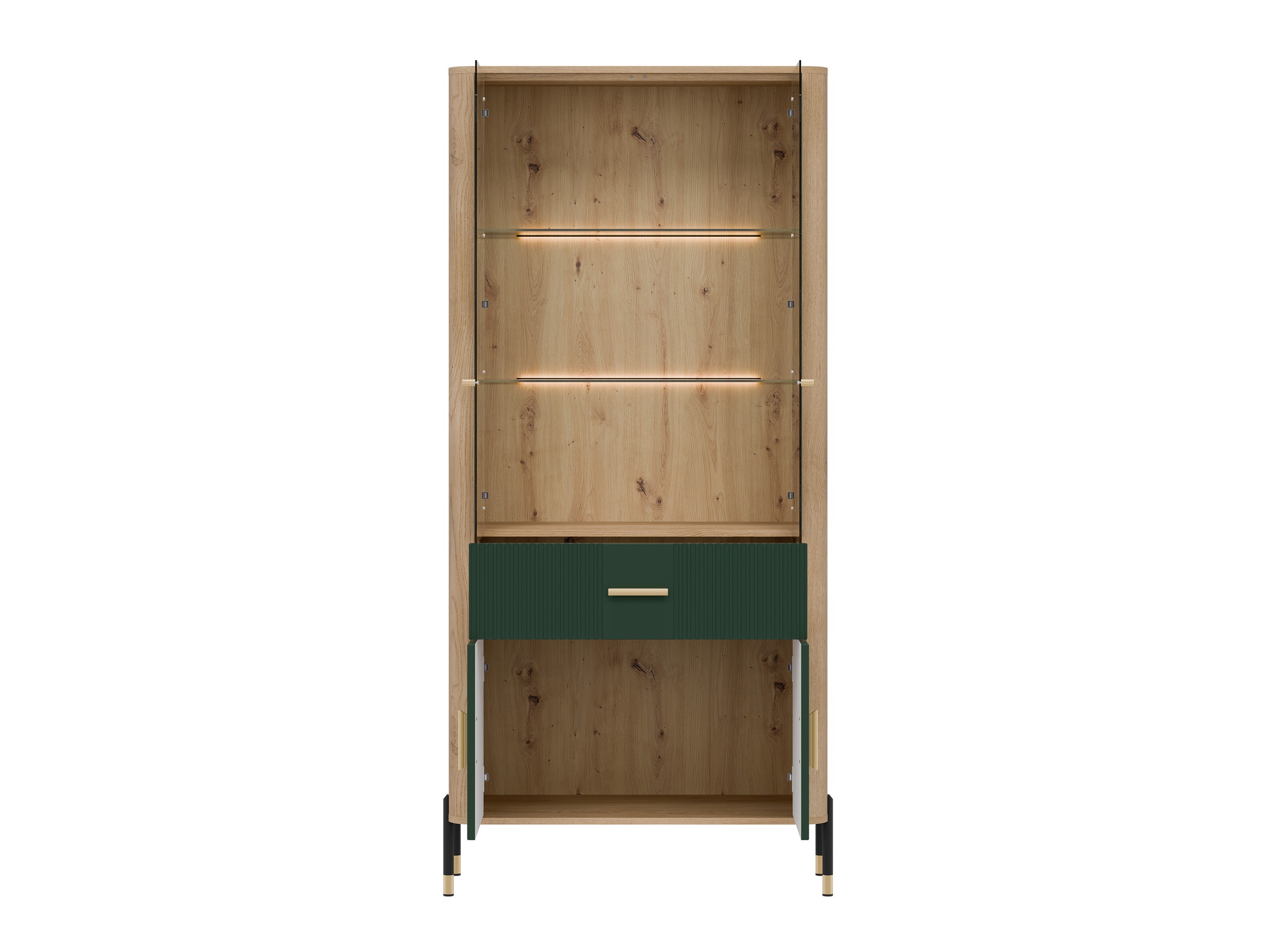 Bookcase Flosora 129 (Green)