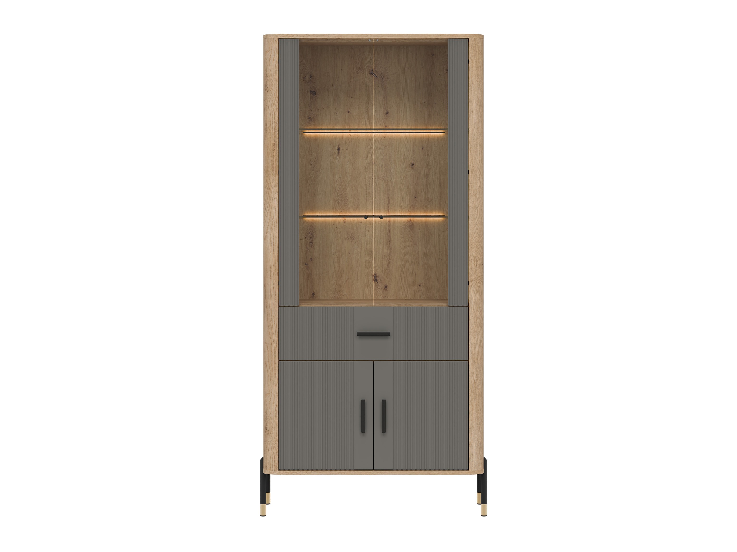 Bookcase Flosora 129 (Grey)
