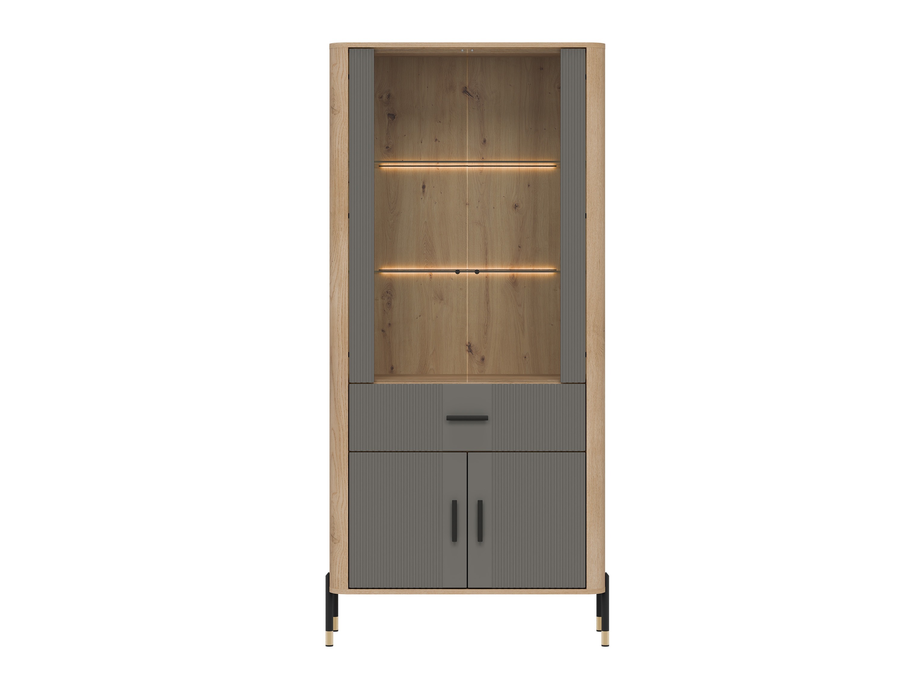 Bookcase Flosora 129 (Grey)