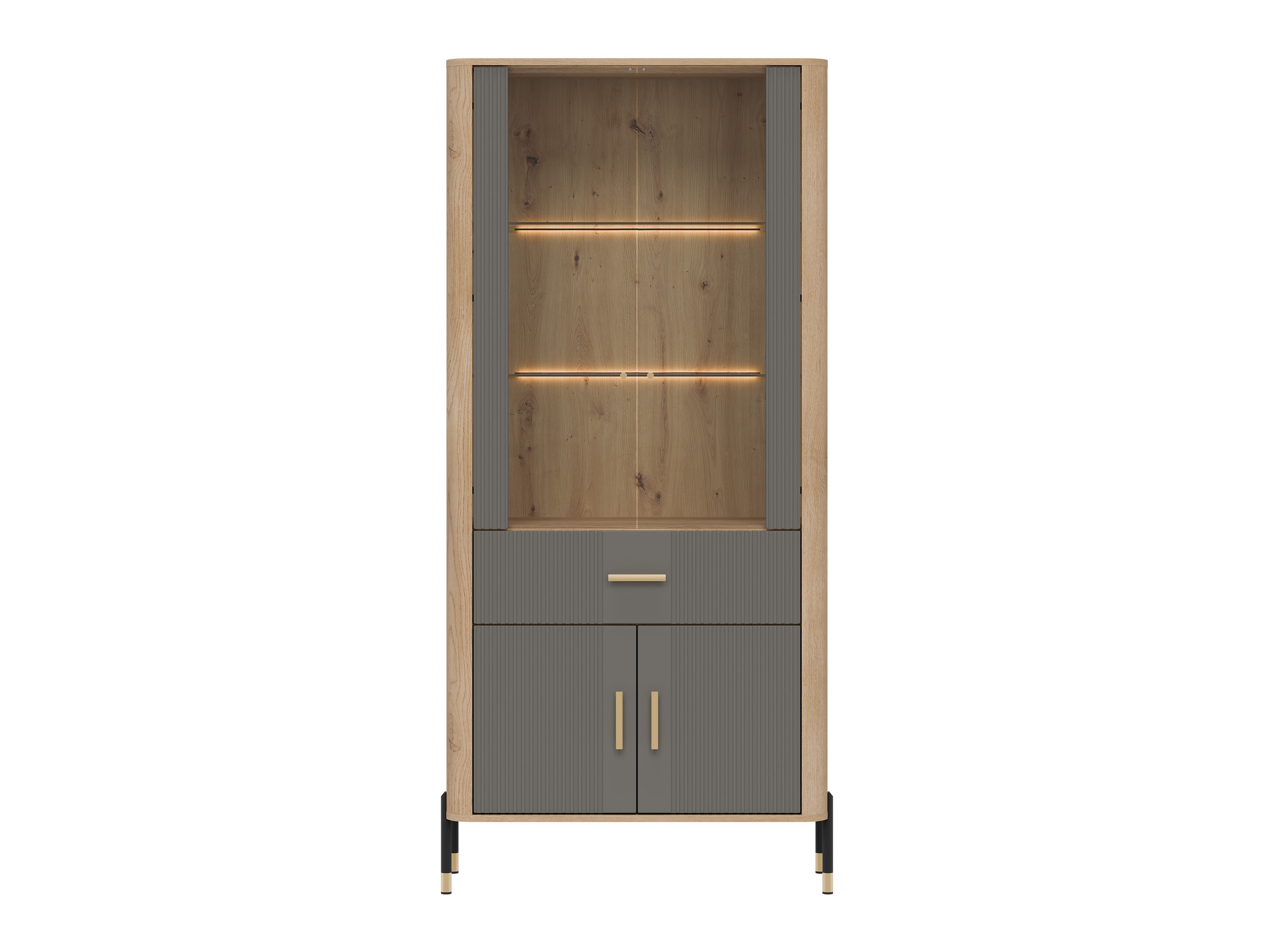 Bookcase Flosora 129 (Grey)