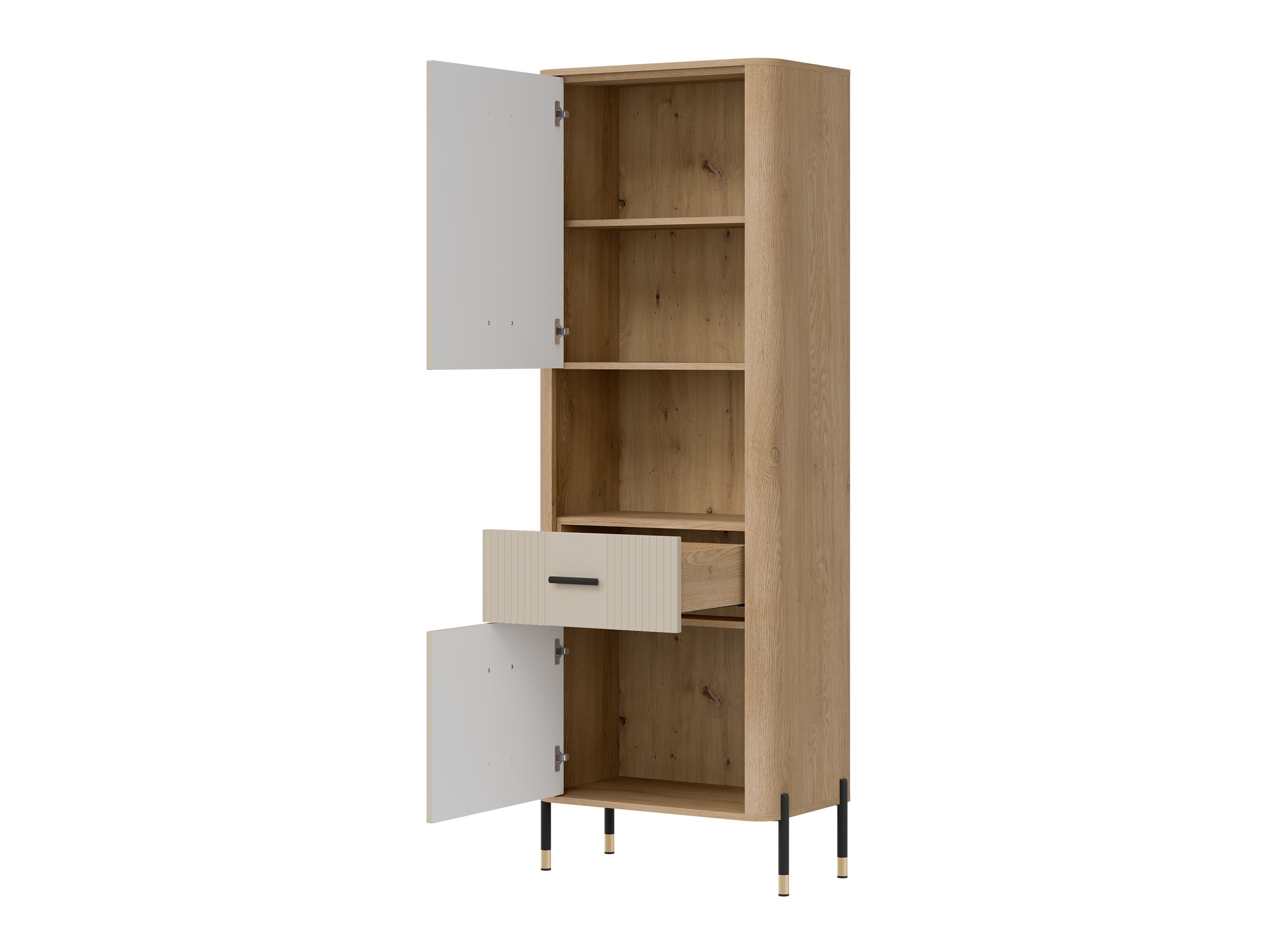 Bookcase Flosora 131 (Cashmere)