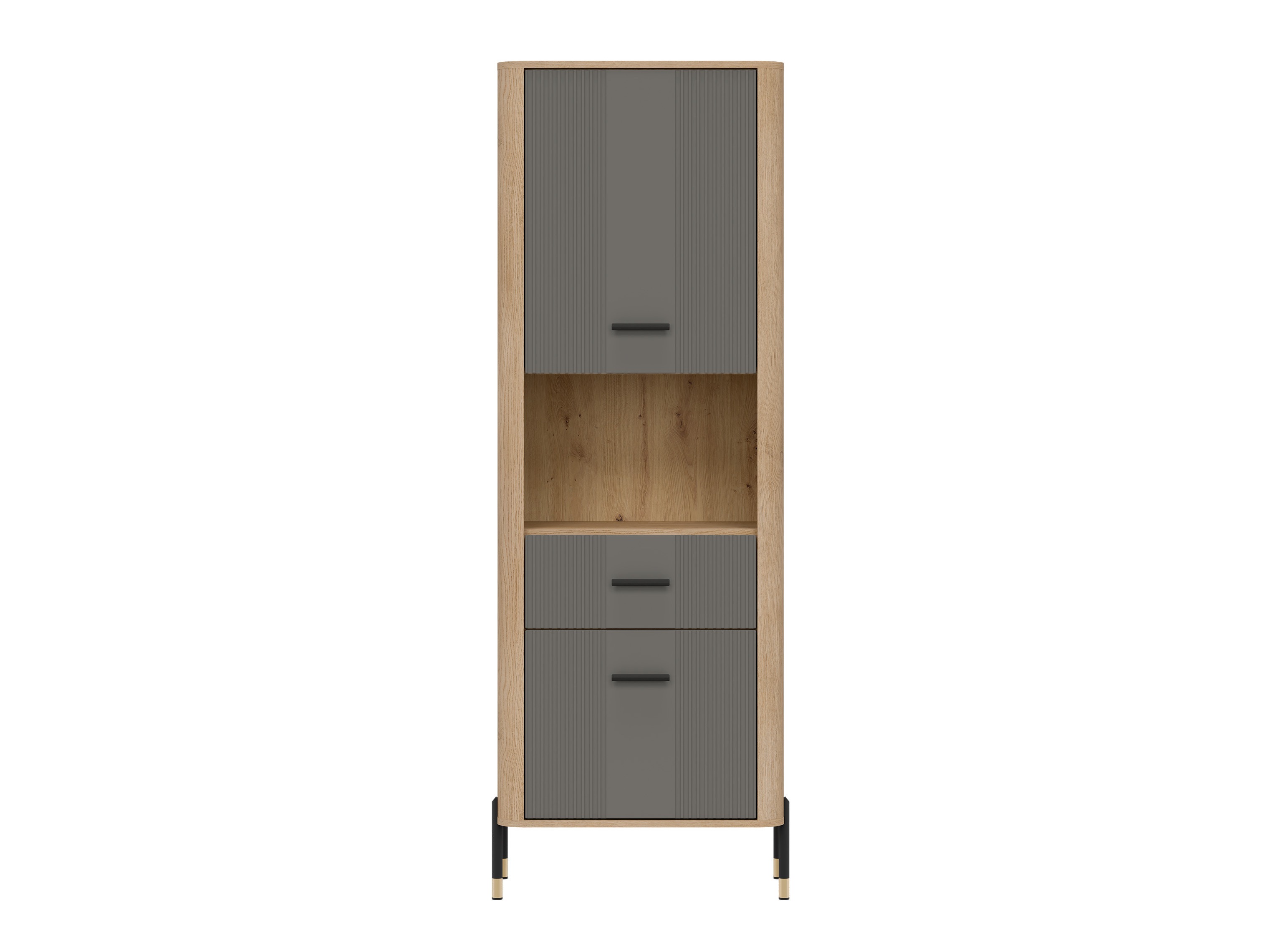 Bookcase Flosora 131 (Grey)