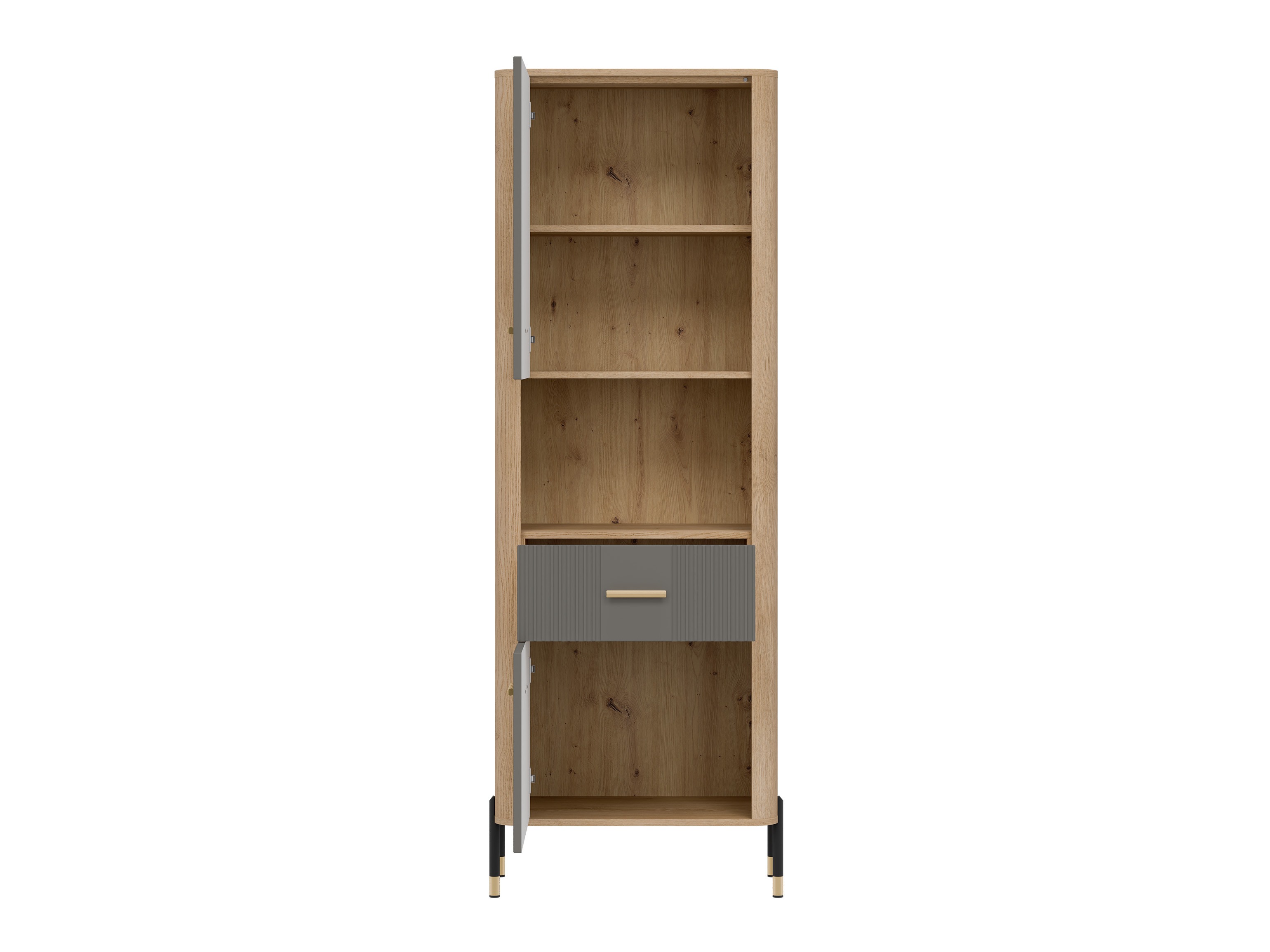 Bookcase Flosora 131 (Grey)