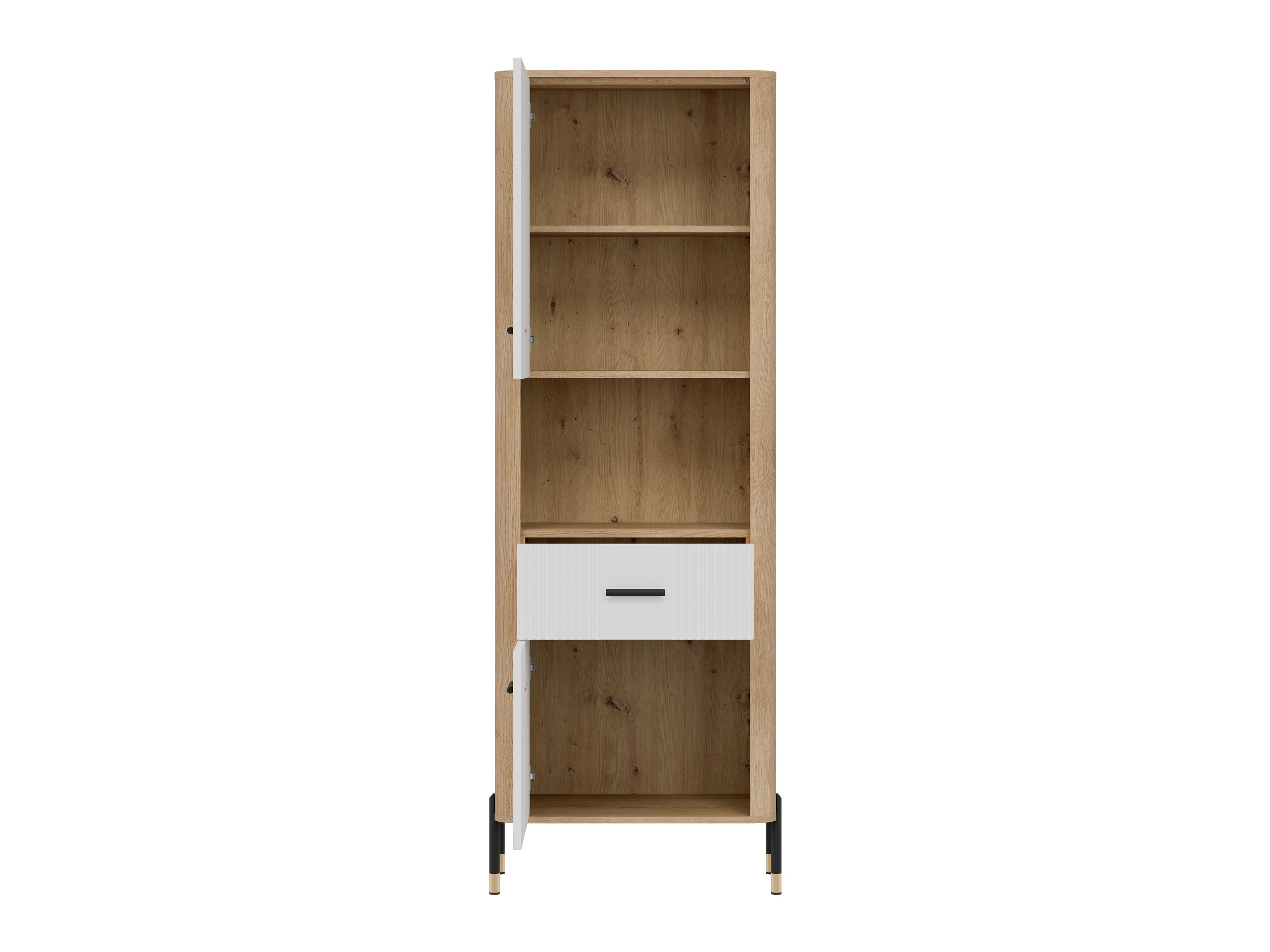 Bookcase Flosora 131 (White)