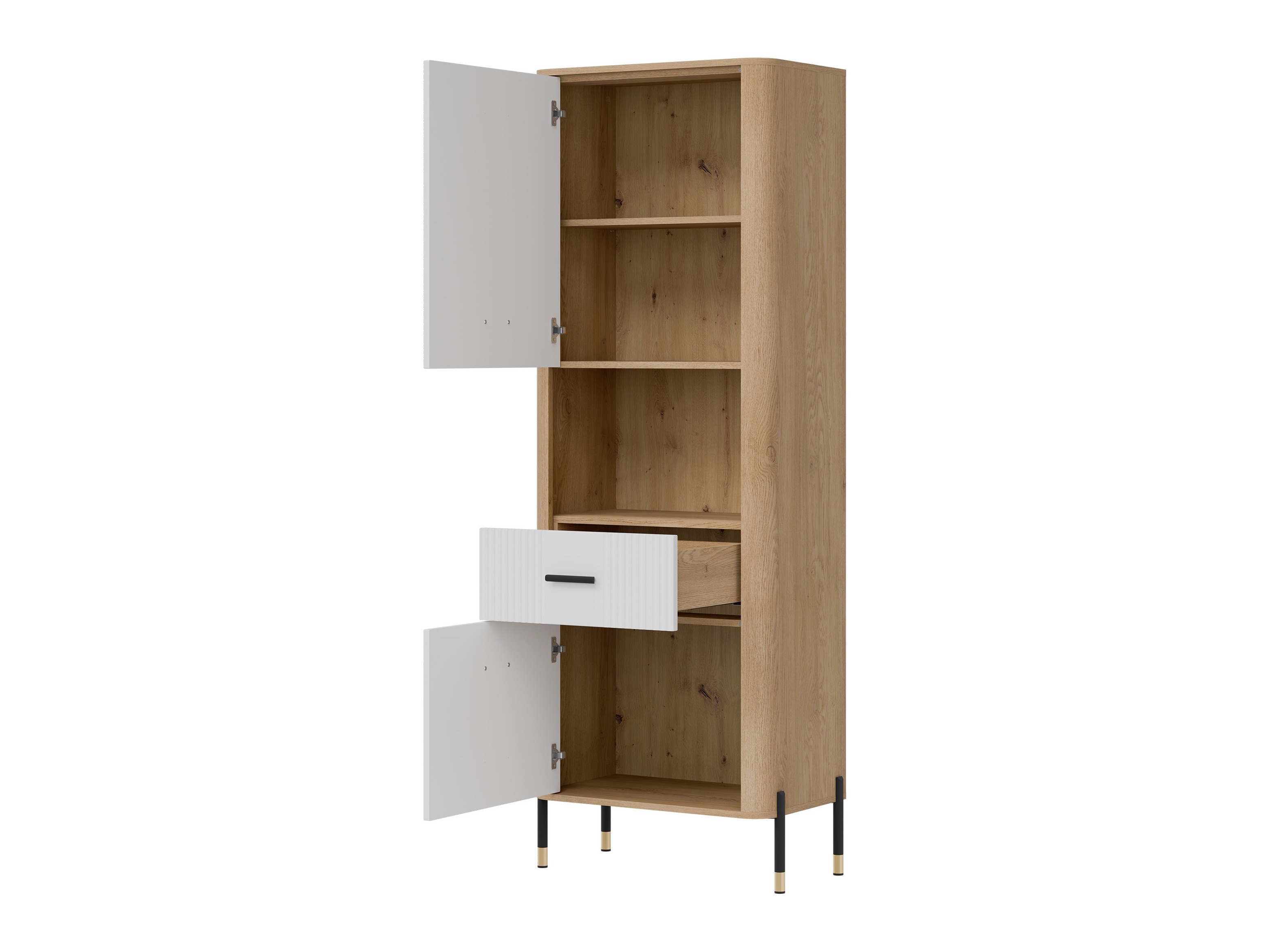 Bookcase Flosora 131 (White)