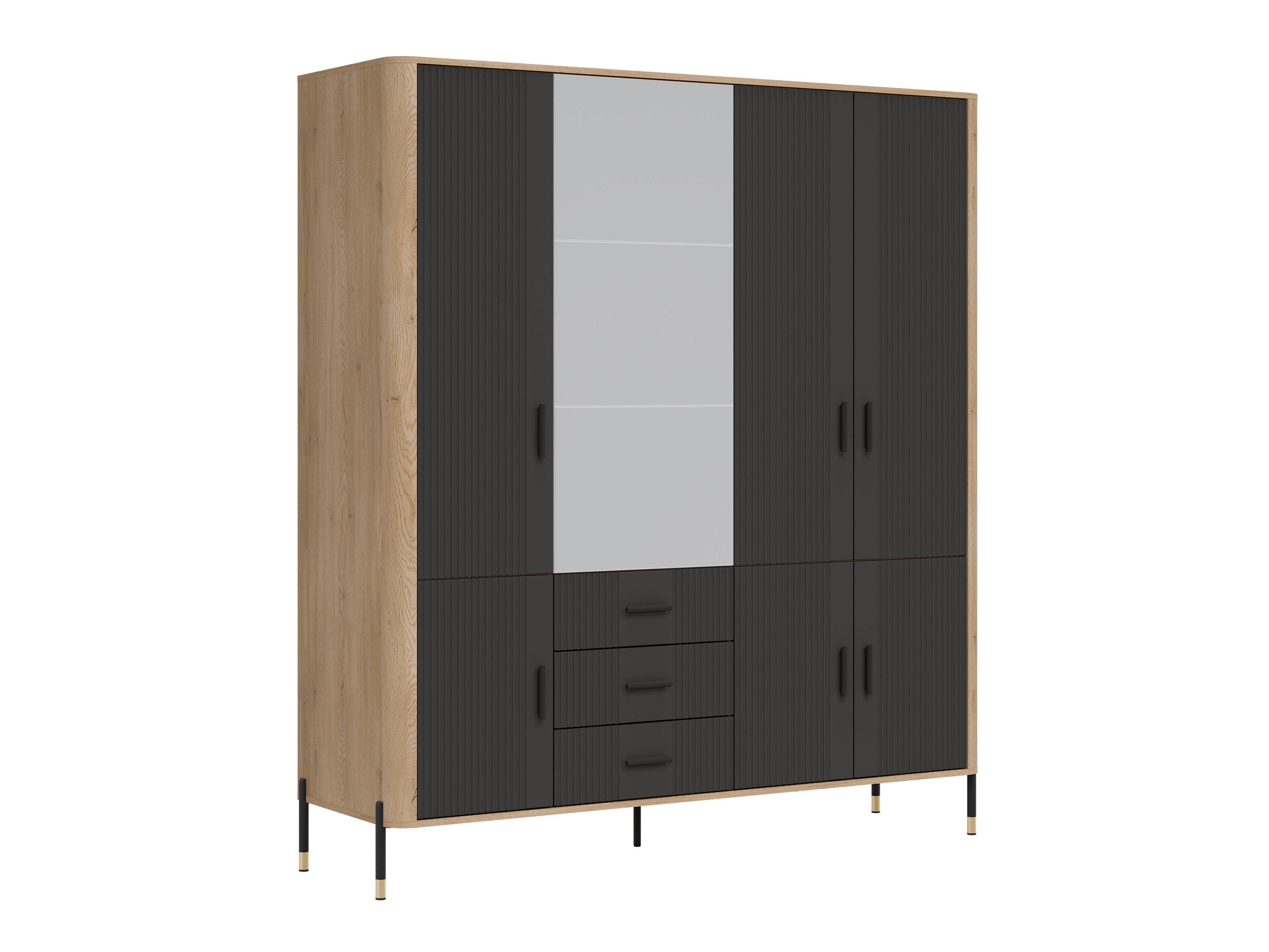 Wardrobe Flosora 135 (Anthracite)