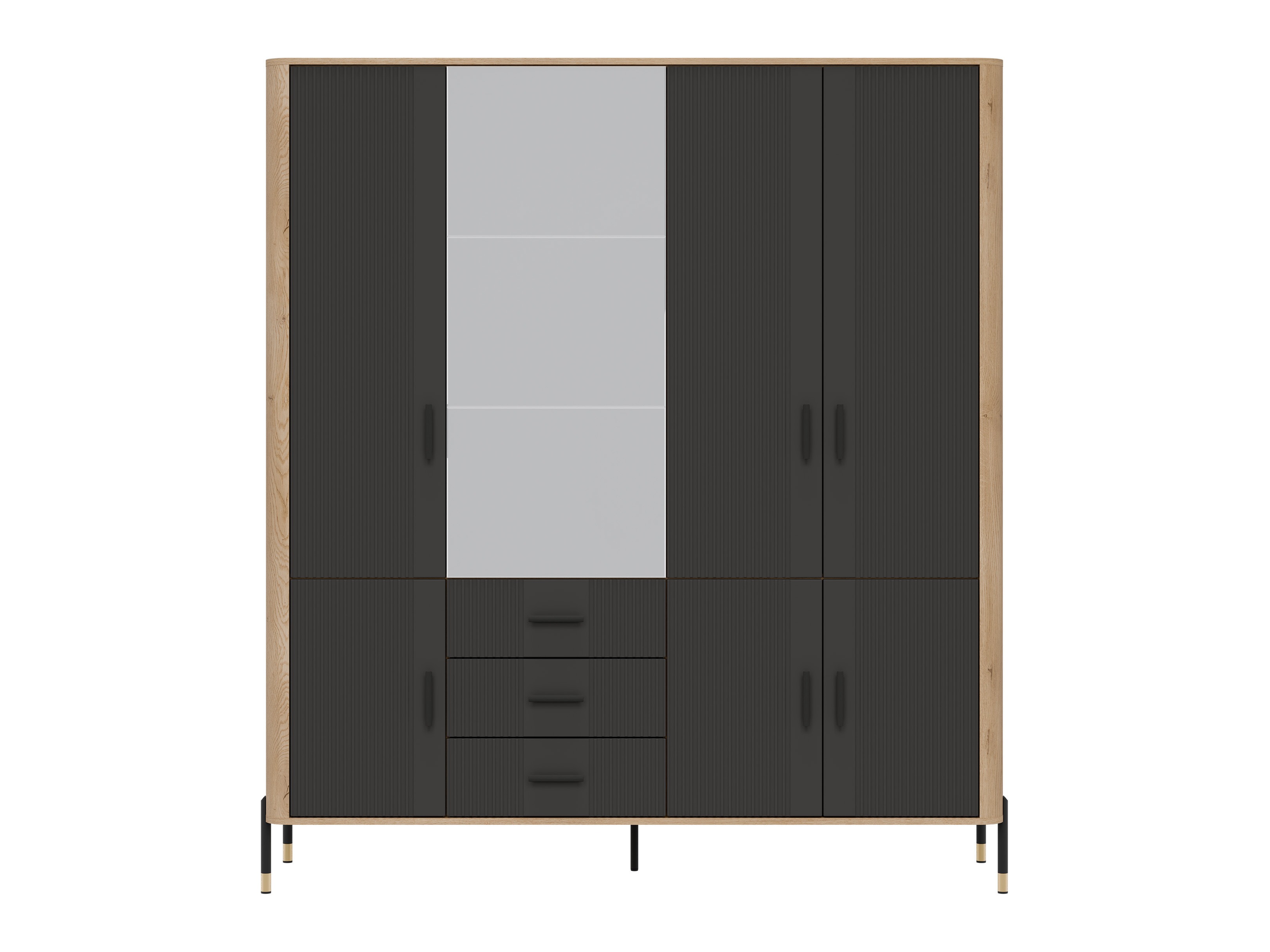 Wardrobe Flosora 135 (Anthracite)