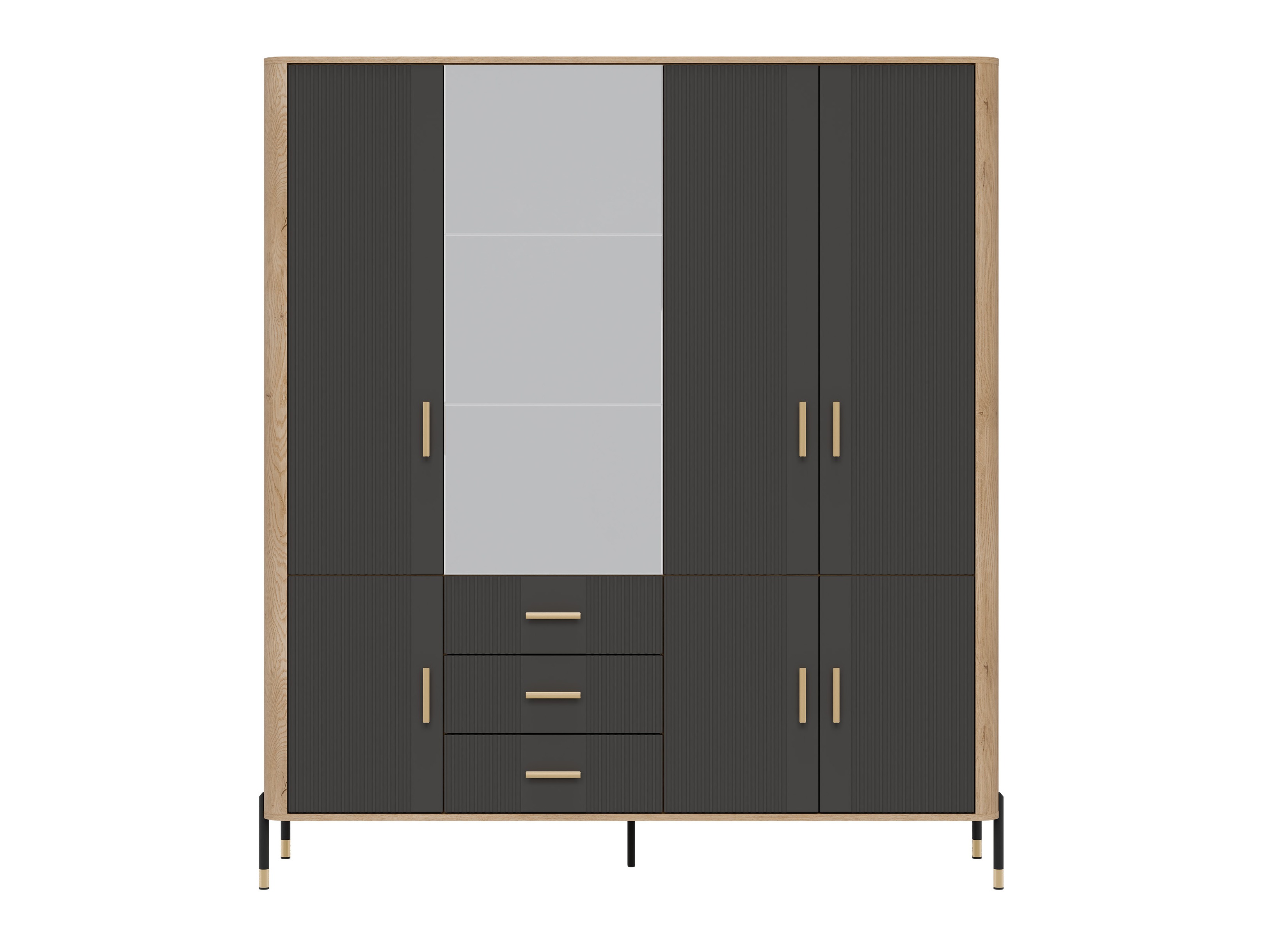 Wardrobe Flosora 135 (Anthracite)