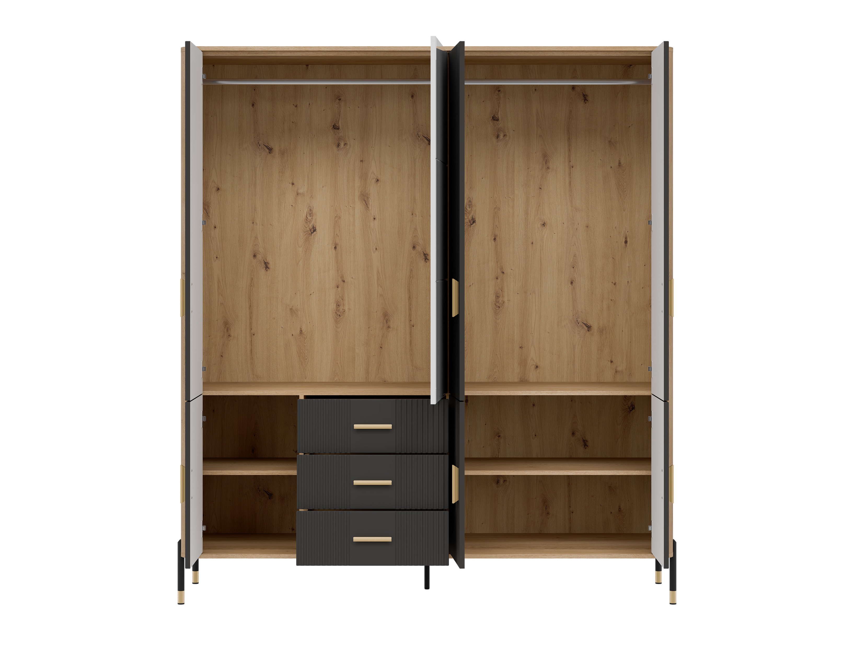Wardrobe Flosora 135 (Anthracite)