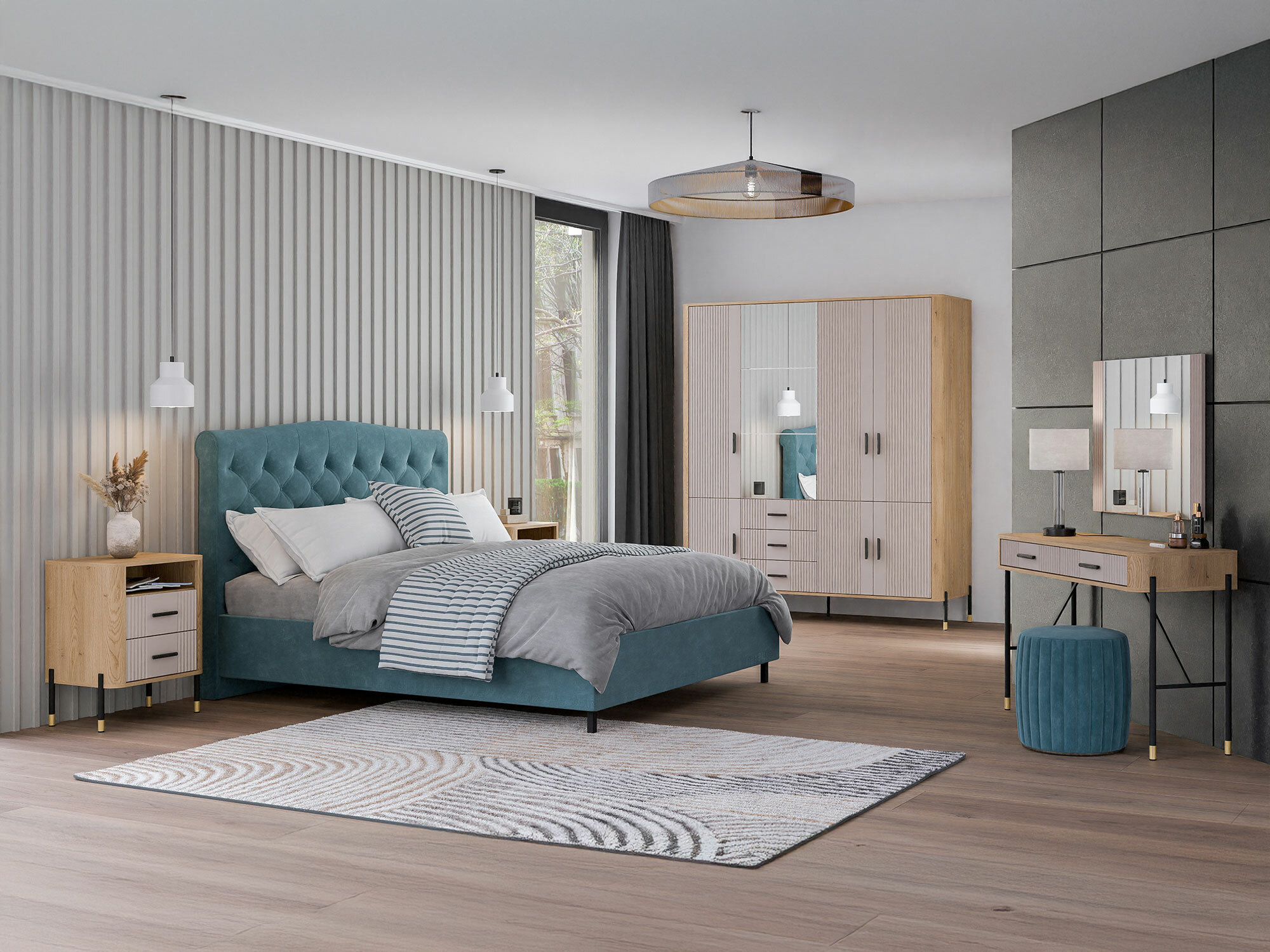 Dressing table Flosora 137 (Cashmere)
