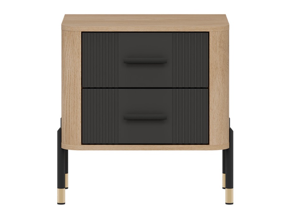 Bedside table Flosora 140 (Anthracite)