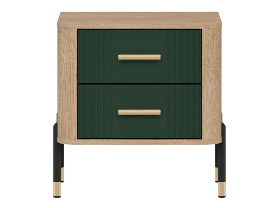 Bedside table Flosora 140 (Green)