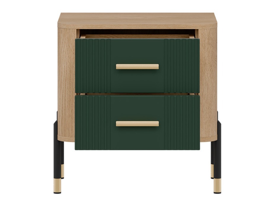 Bedside table Flosora 140 (Green)