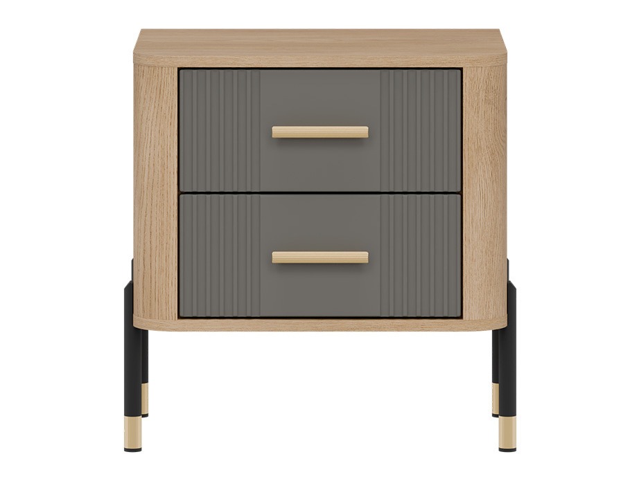 Bedside table Flosora 140 (Grey)