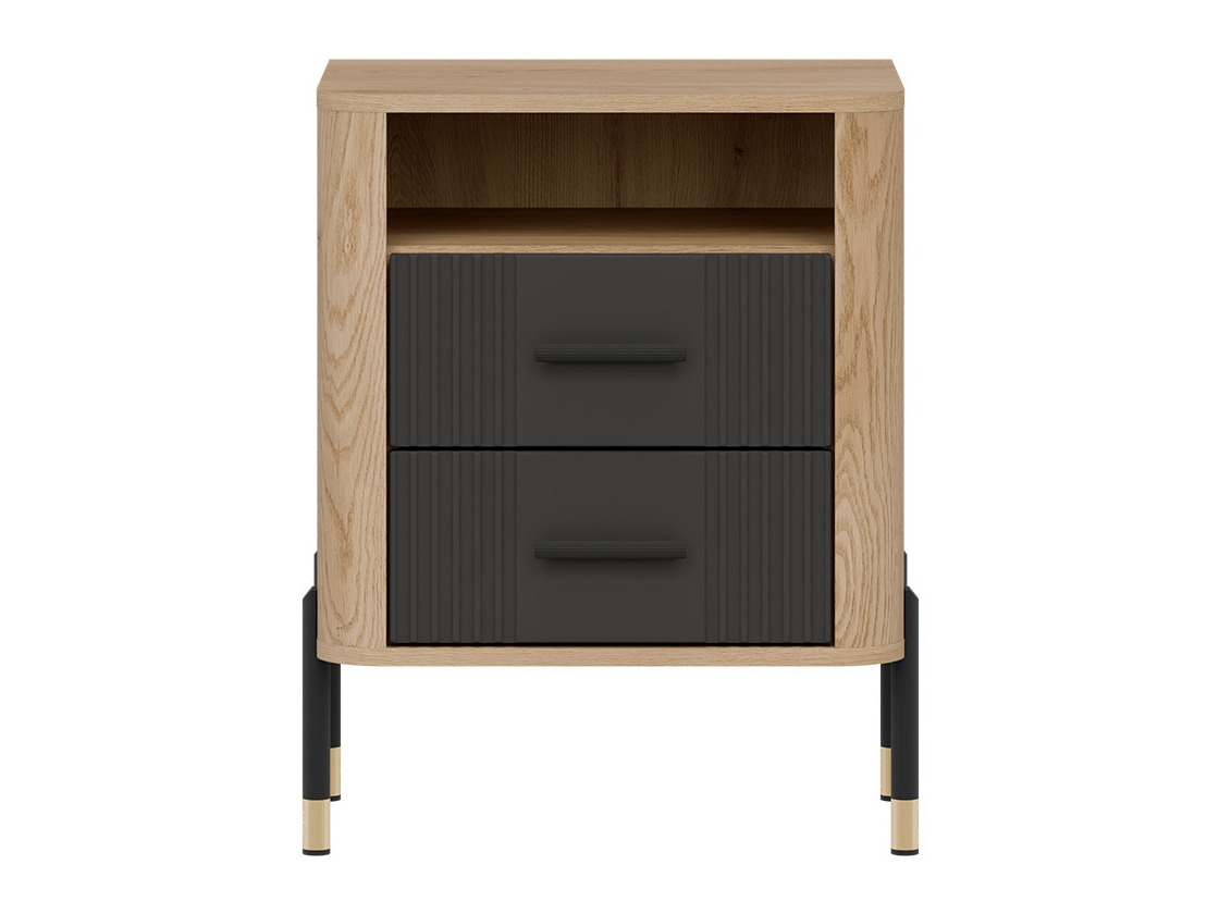 Bedside table Flosora 142 (Anthracite)