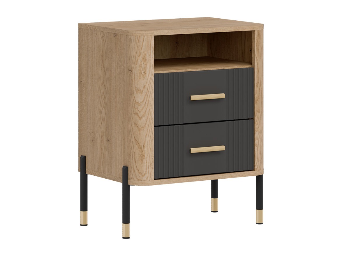 Bedside table Flosora 142 (Anthracite)