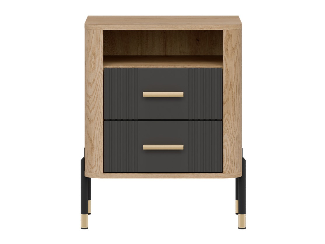 Bedside table Flosora 142 (Anthracite)