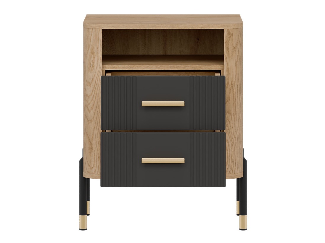Bedside table Flosora 142 (Anthracite)