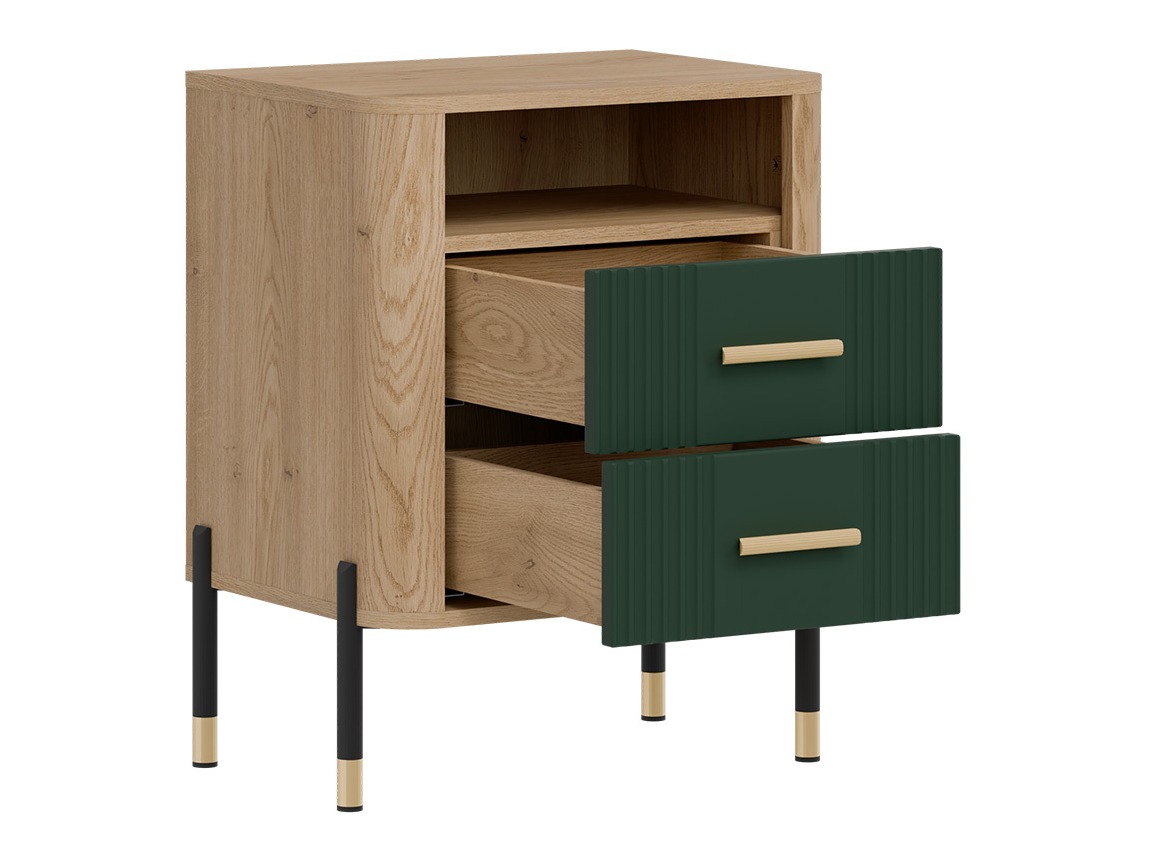 Bedside table Flosora 142 (Green)