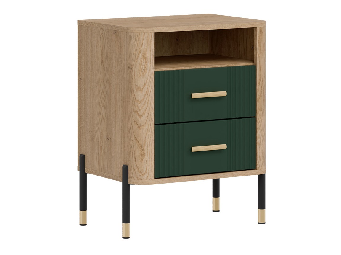 Bedside table Flosora 142 (Green)