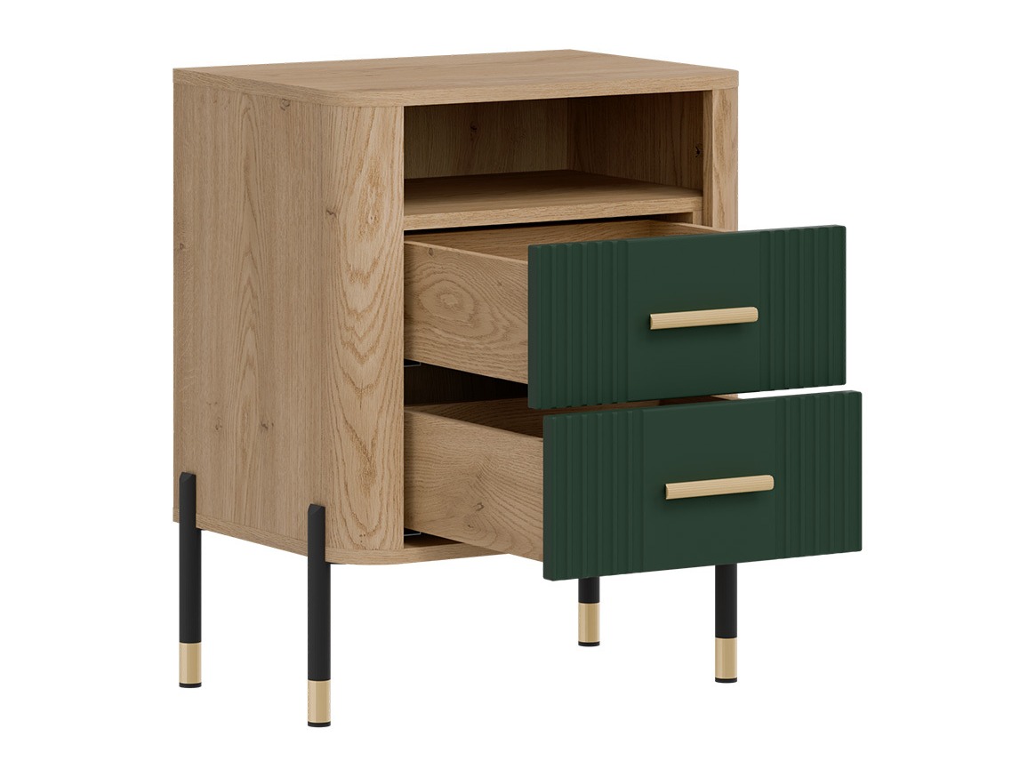 Bedside table Flosora 142 (Green)
